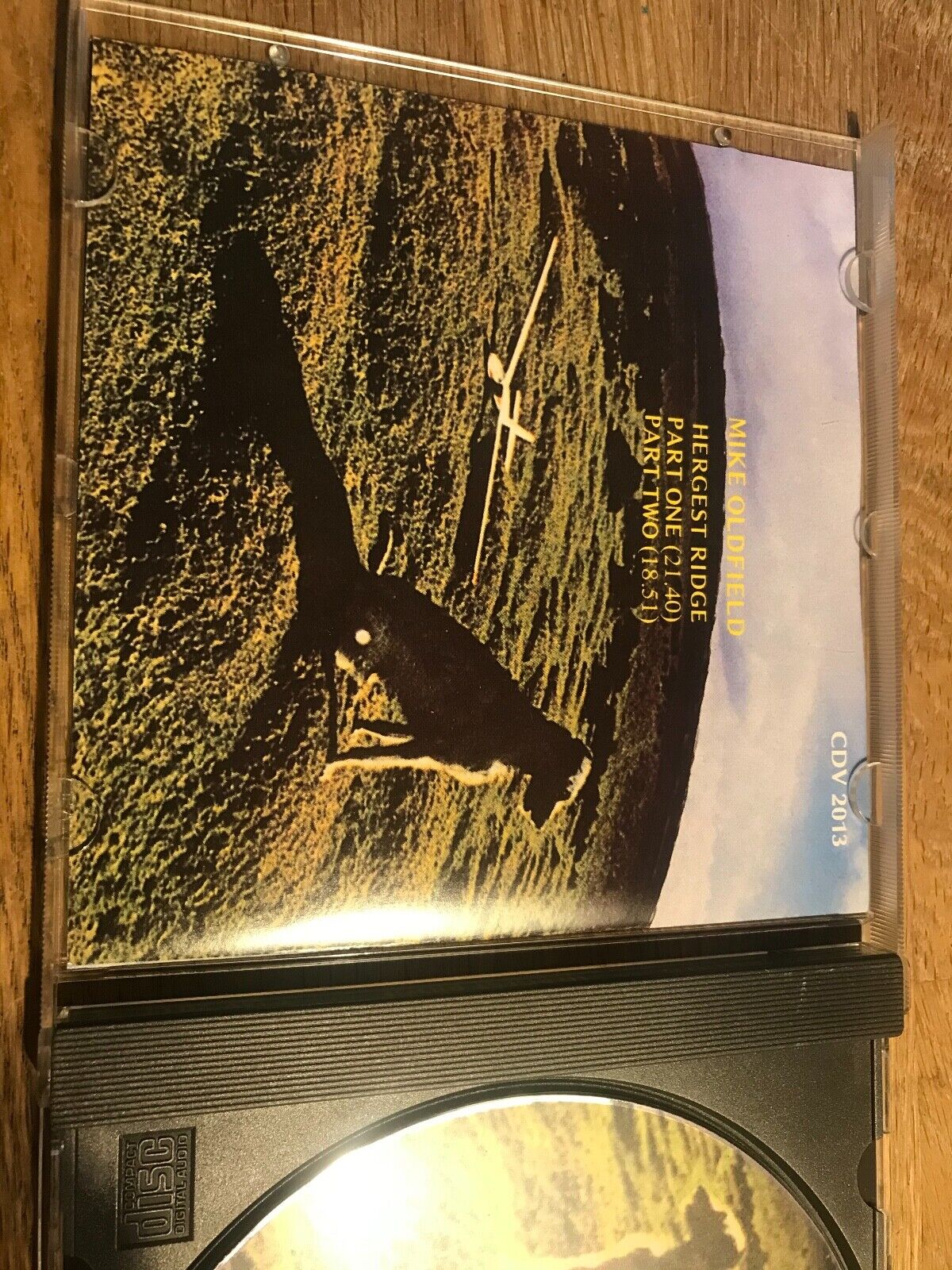 MIKE OLDFIELD "HERGEST RIDGE" 1974/1984 VIRGIN RECORDS EU PRESS 2 TRACK CD ALBUM