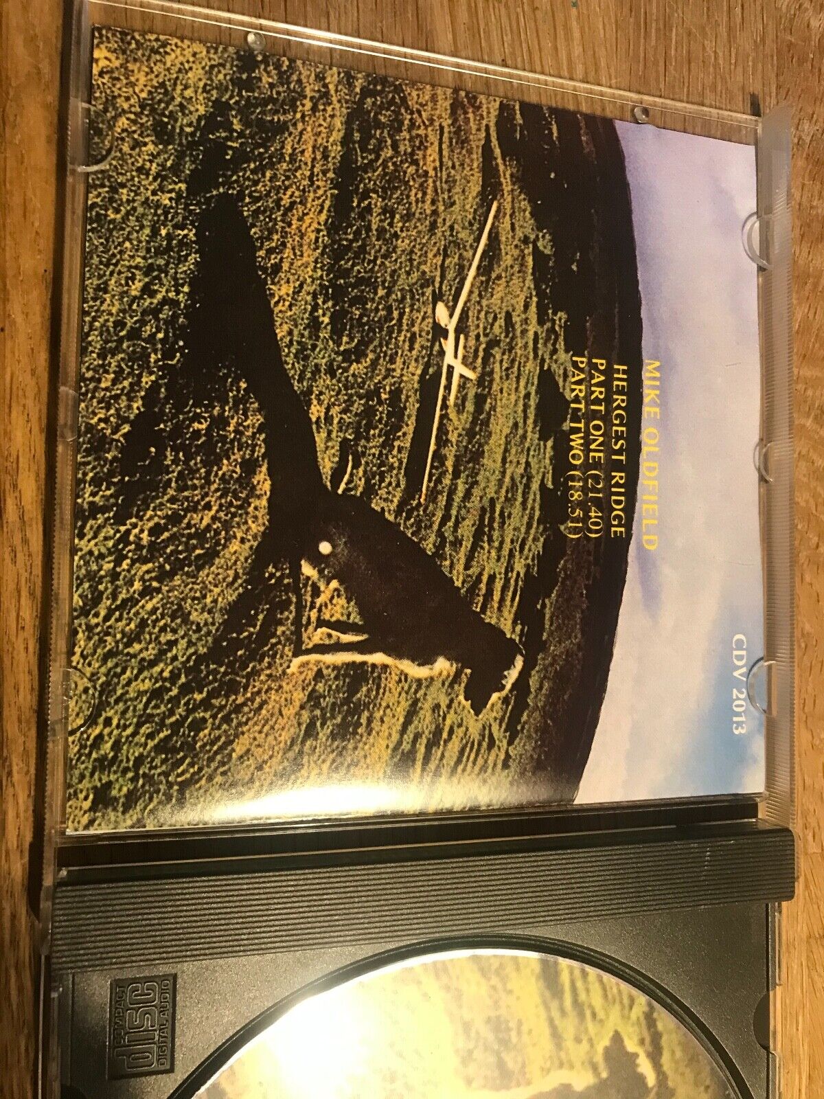 MIKE OLDFIELD "HERGEST RIDGE" 1974/1984 VIRGIN RECORDS EU PRESS 2 TRACK CD ALBUM