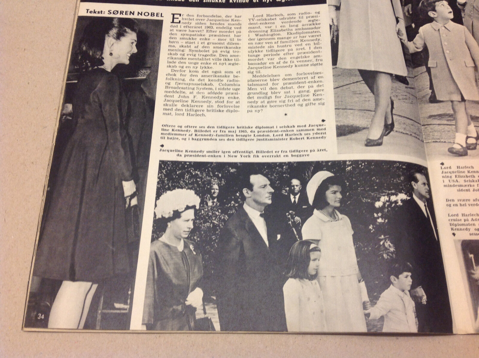 QUEEN ANNE-MARIE CONSTANTINE GREECE KING FREDERIK DENMARK Danish Magazine 1967