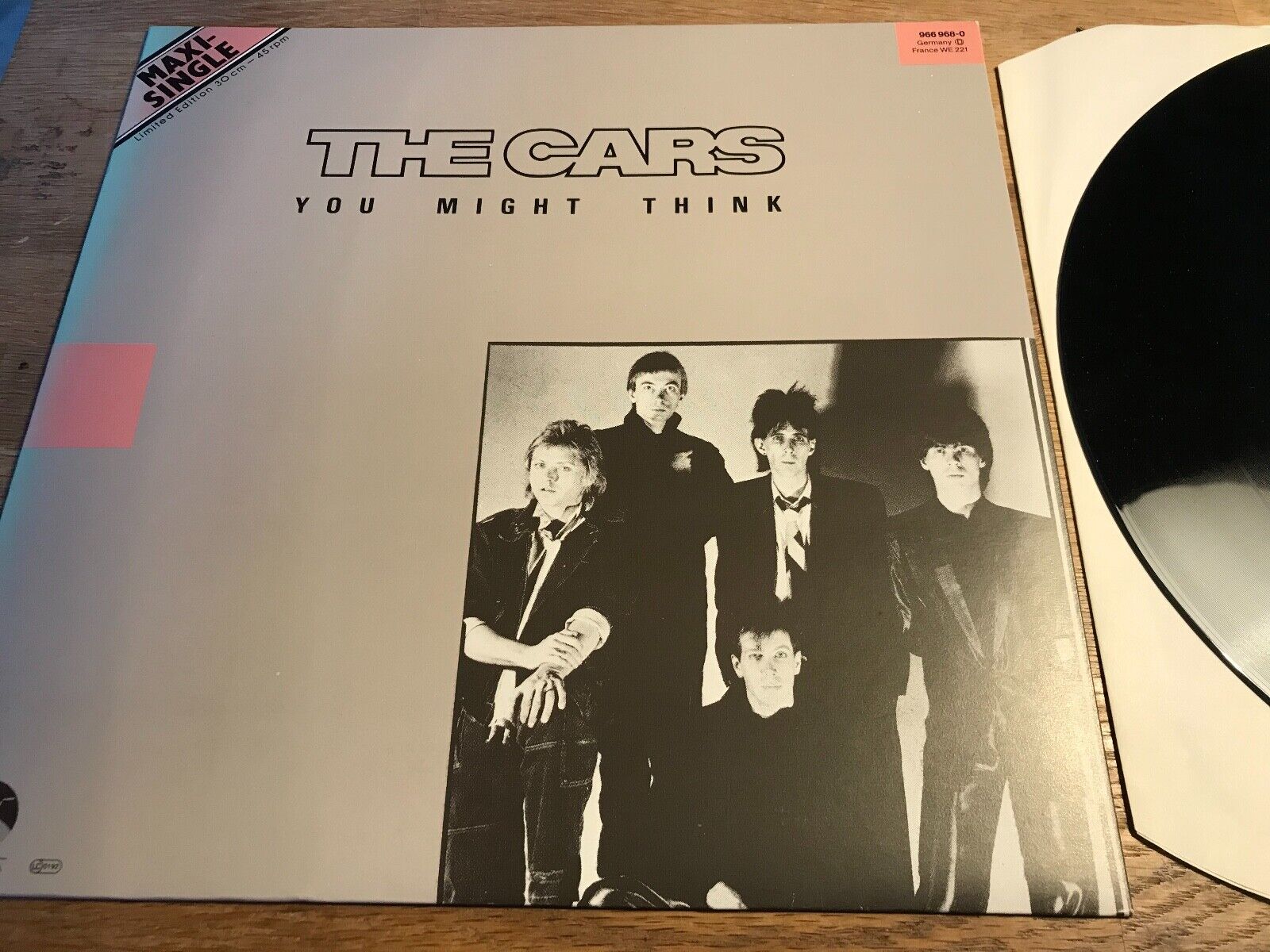 THE CARS "YOU MIGHT THINK / HEARTBEAT CITY" 1984 ELEKTRA RECORDS 12" MAXI SINGLE