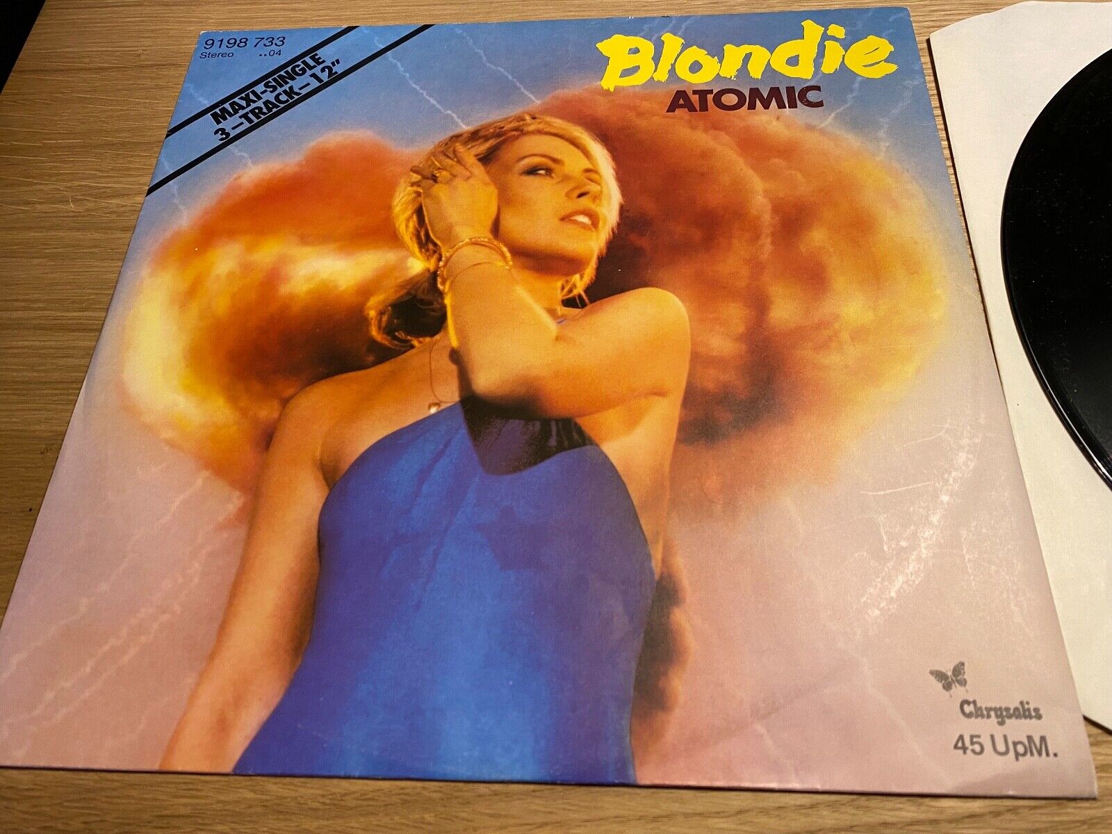 BLONDIE "ATOMIC / DIE YOUNG STAY PRETTY / HEROES" CHRYSALIS RECORDS GERMANY 1980