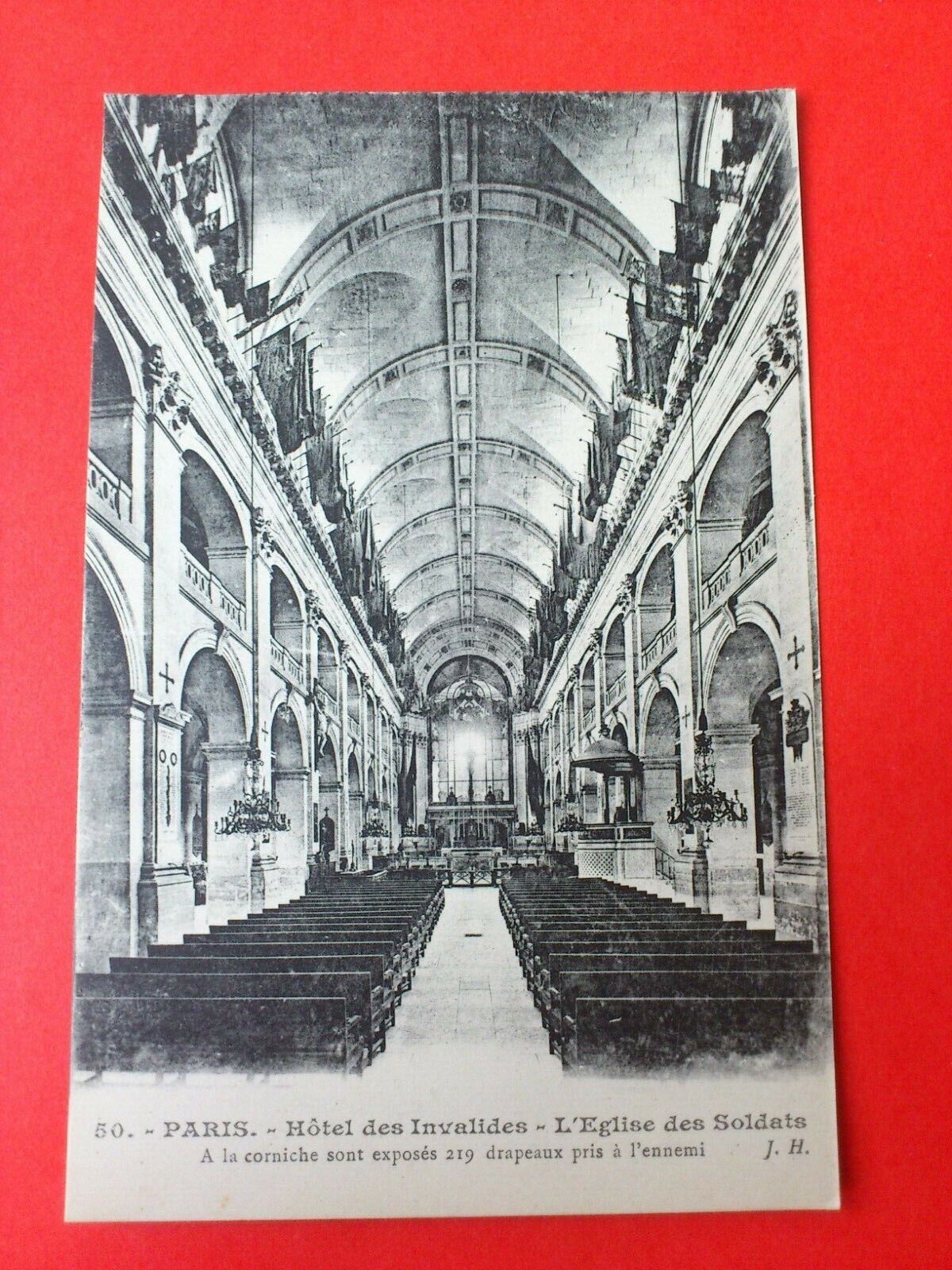 Vintage Postcard FranceParisHôtel des InvalidesL'Église des Soldats