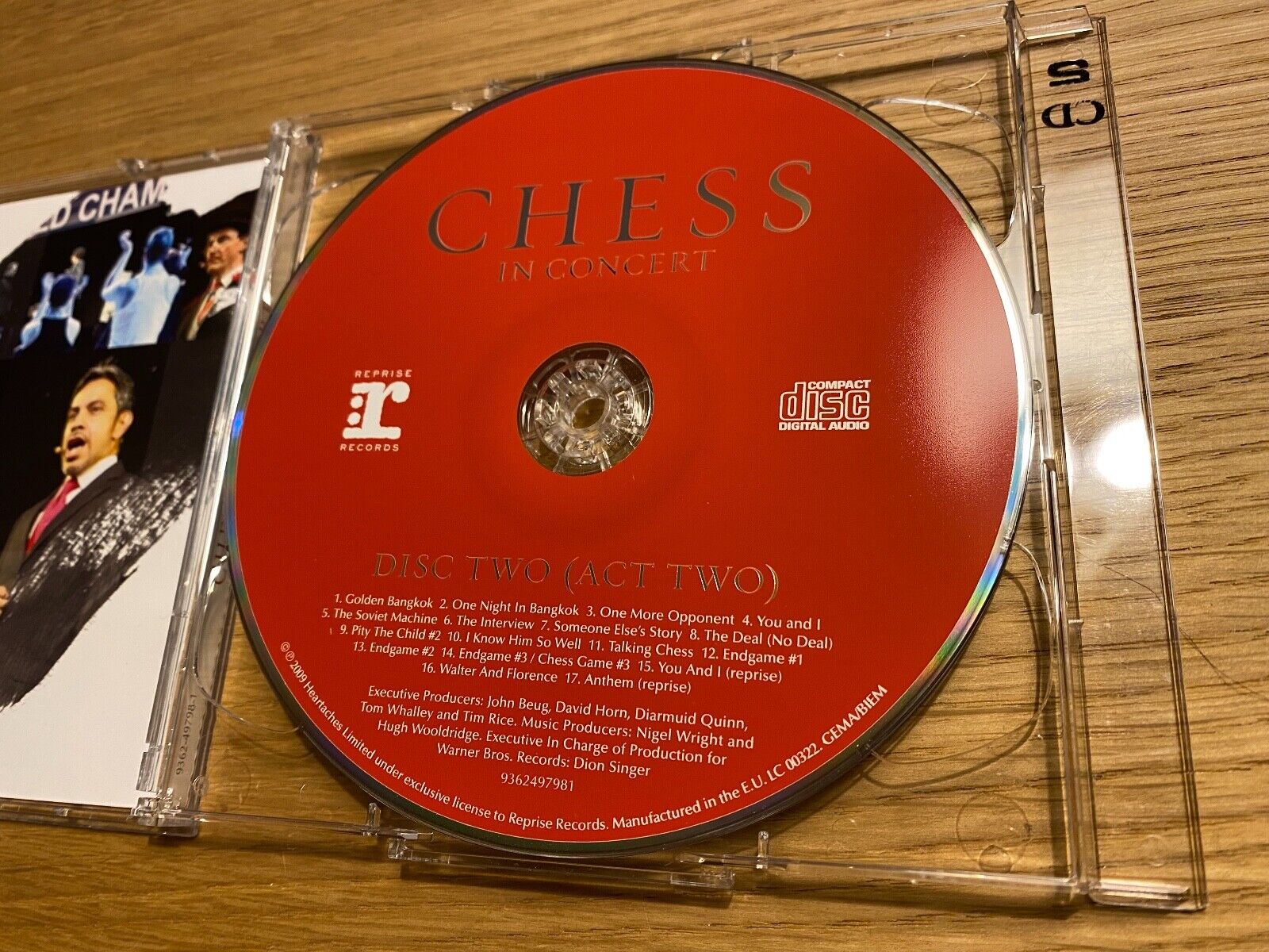 CHESS ORIGINAL SOUNDTRACK 2009 2 X CD SET 43 TRACK REPRISE ABBA RELATED ANDERSS