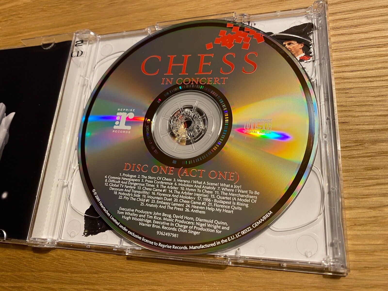 CHESS ORIGINAL SOUNDTRACK 2009 2 X CD SET 43 TRACK REPRISE ABBA RELATED ANDERSS