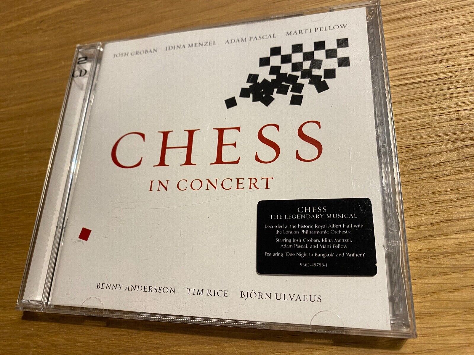 CHESS ORIGINAL SOUNDTRACK 2009 2 X CD SET 43 TRACK REPRISE ABBA RELATED ANDERSS