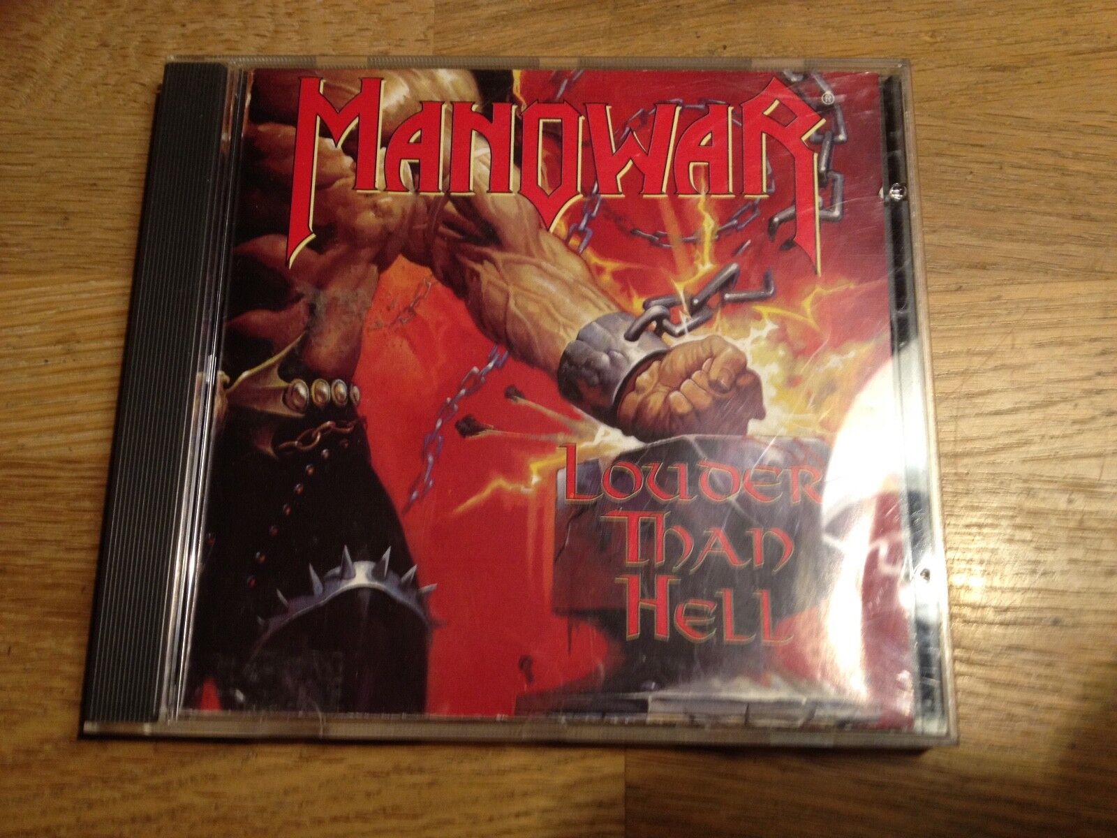 MANOWAR  "LOUDER THAN HELL" 1996 CD 10 TRACKS GEFFEN RECORDS MADE IN EU METAL