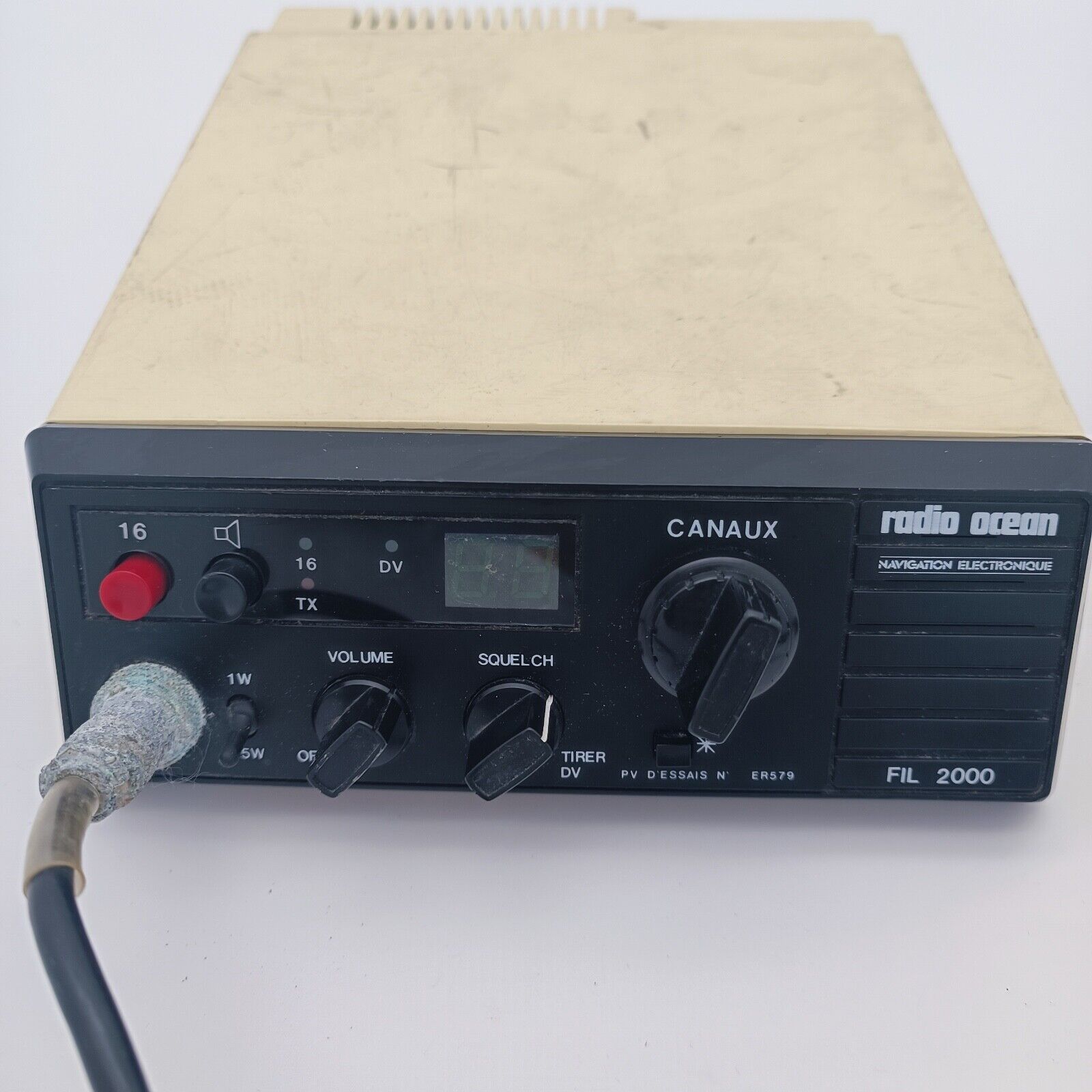 Radio Ocean Canaux Boat Navigation Electronics VHF Perfect Radiotelephone