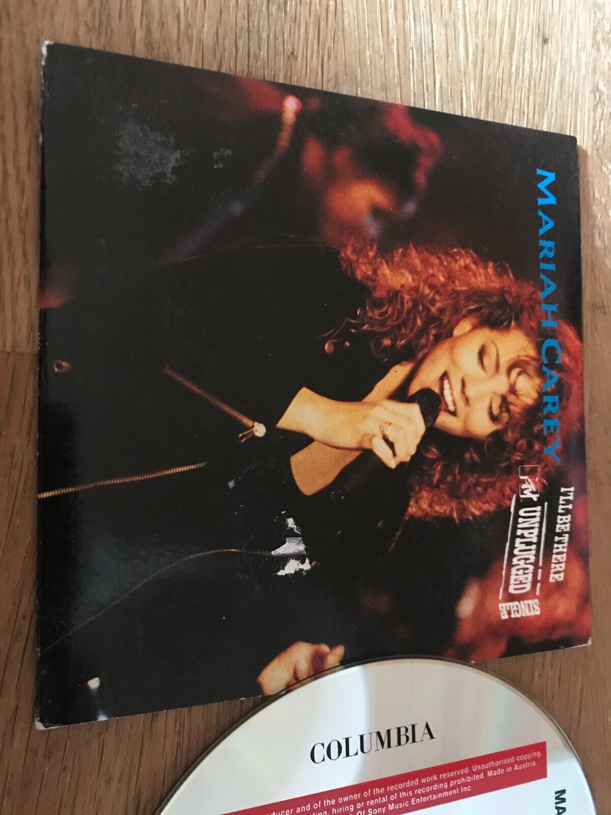 MARIAH CAREY ""I´LL BE THERE" MTV UNPLUGGED CD SINGLE MINI LP CARD SLEEVE 1992**