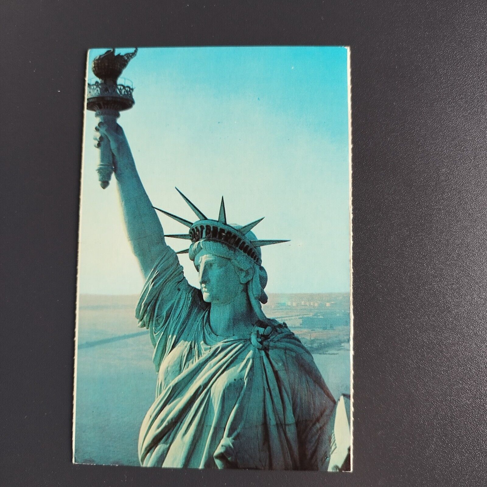 New York  The Statue of Liberty  Unposted Manhattan Post Card Co