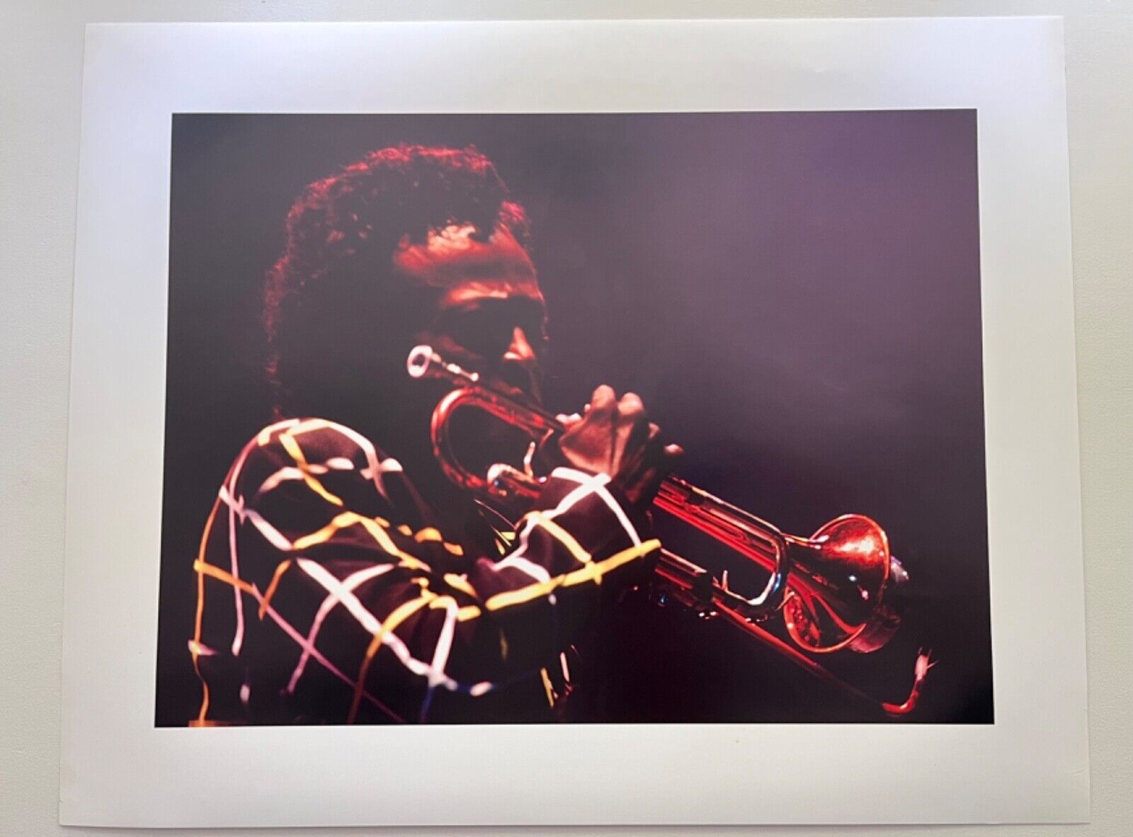 Unique photo of Miles Davis 1:1 by Jan Persson  Estate Sale signed