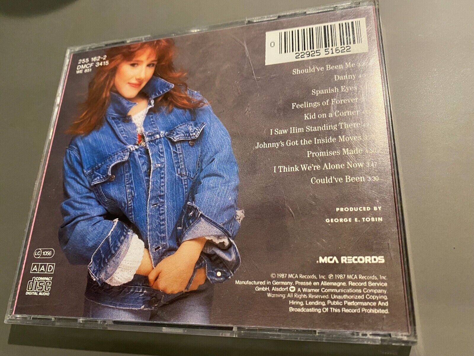 TIFFANY "TIFFANY" 1987 MCA RECORDS GEMA AAD 10 TRACKS DEBUT CD ALBUM W GERMANY