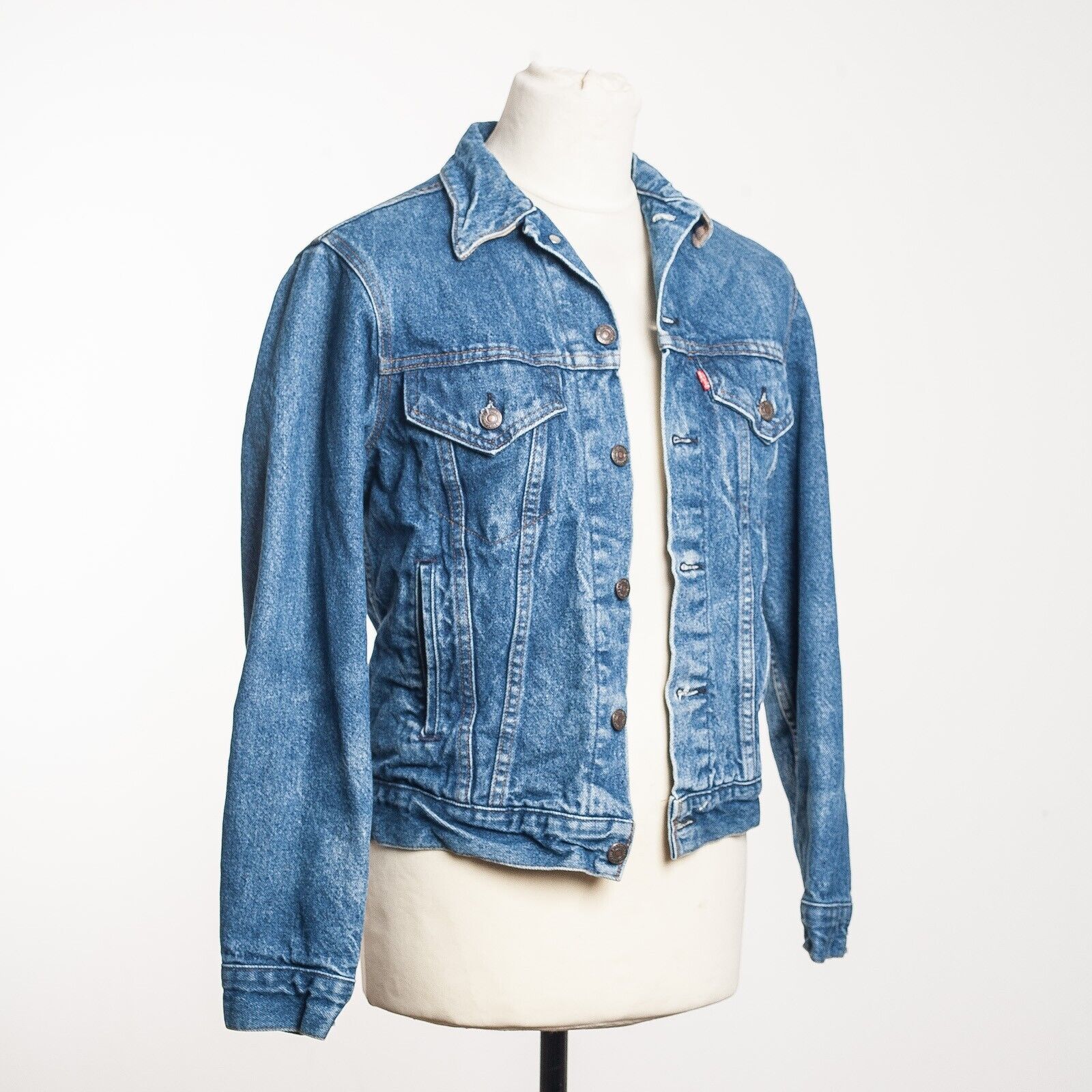 LEVI’S 70411 Blue Blanket Lined Vintage Denim Jacket US Made Size 38