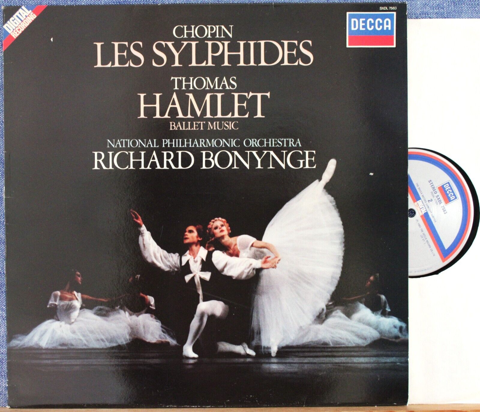 Bonynge Chopin (Les Sylphides)+Thomas (Hamlet - ballet) Decca SXDL 7583 dig NM