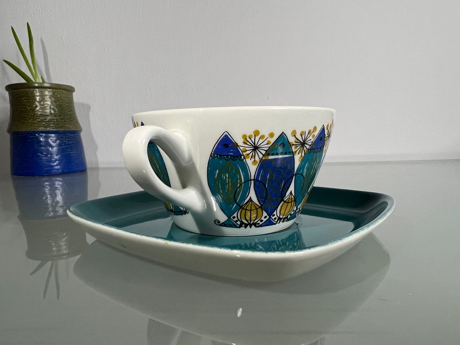 Figgjo Flint Norway / Turi Design Clupea Tea Cup Set