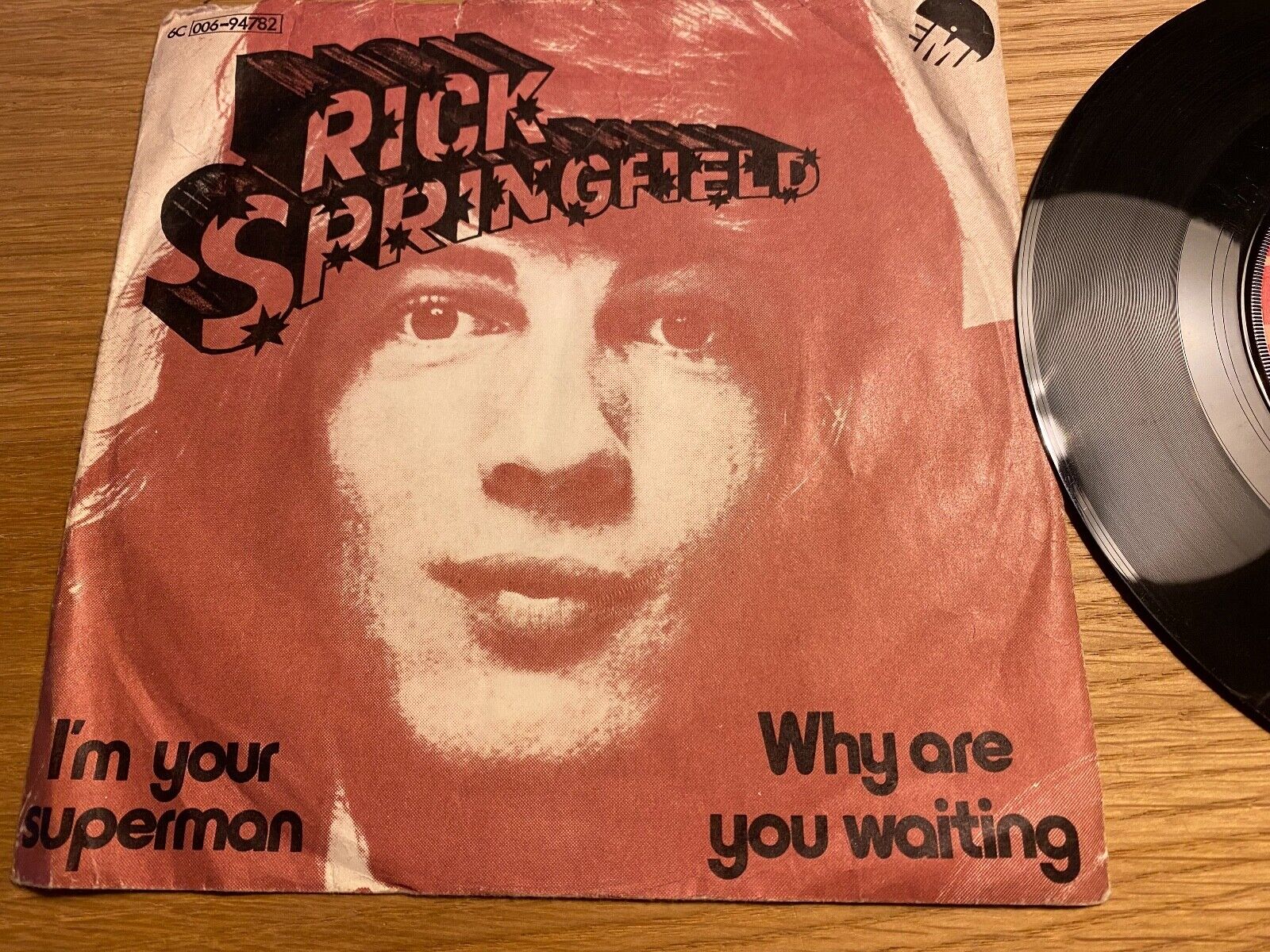 RICK SPRINGFIELD "I´M YOUR SUPERMAN / WHY ARE YOU WAITING" 1973 EMI RECORDS NCB