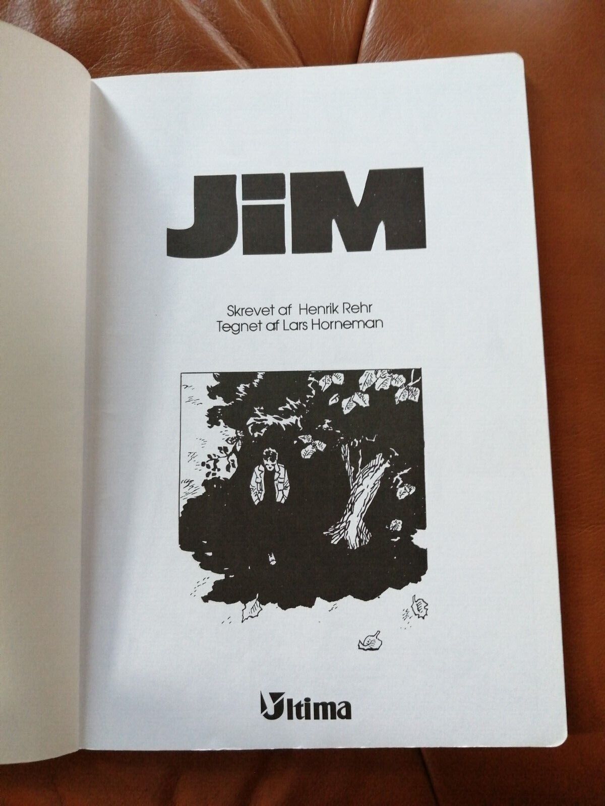 DenmarkComic album"JIM" Henrik RehrLars HornemanUltima  1990sex-library