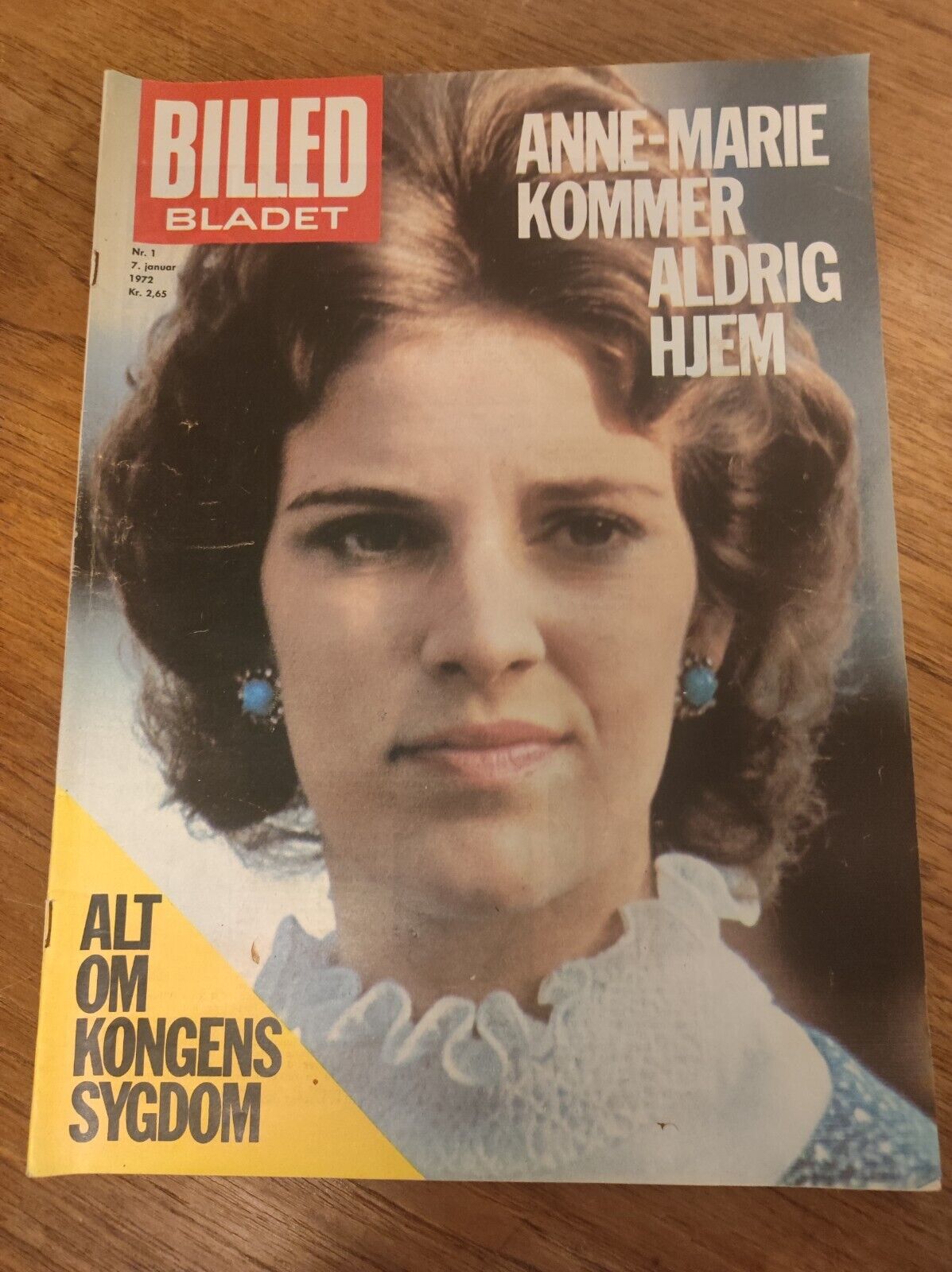 QUEEN ANNE-MARIE Wenche Myhre INGRID Margrethe Danish Magazine 1972 BB75