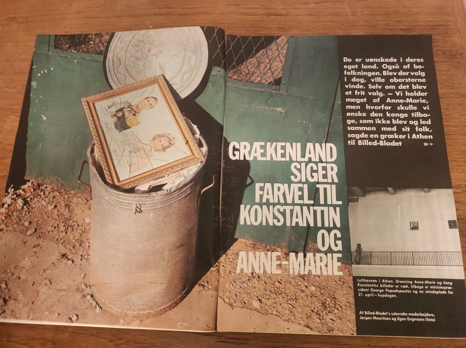 QUEEN ANNE-MARIE Wenche Myhre INGRID Margrethe Danish Magazine 1972 BB75