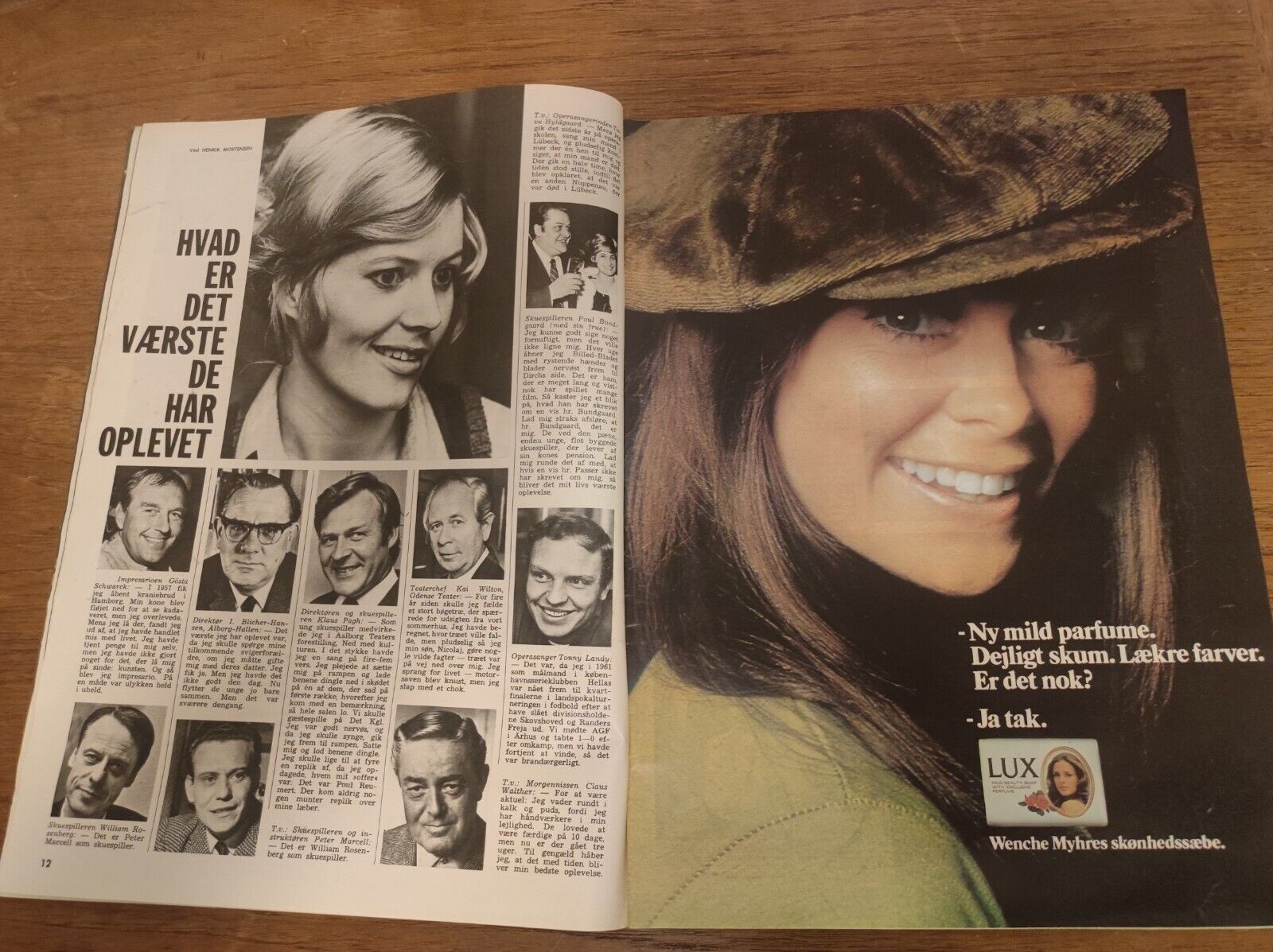 QUEEN ANNE-MARIE Wenche Myhre INGRID Margrethe Danish Magazine 1972 BB75