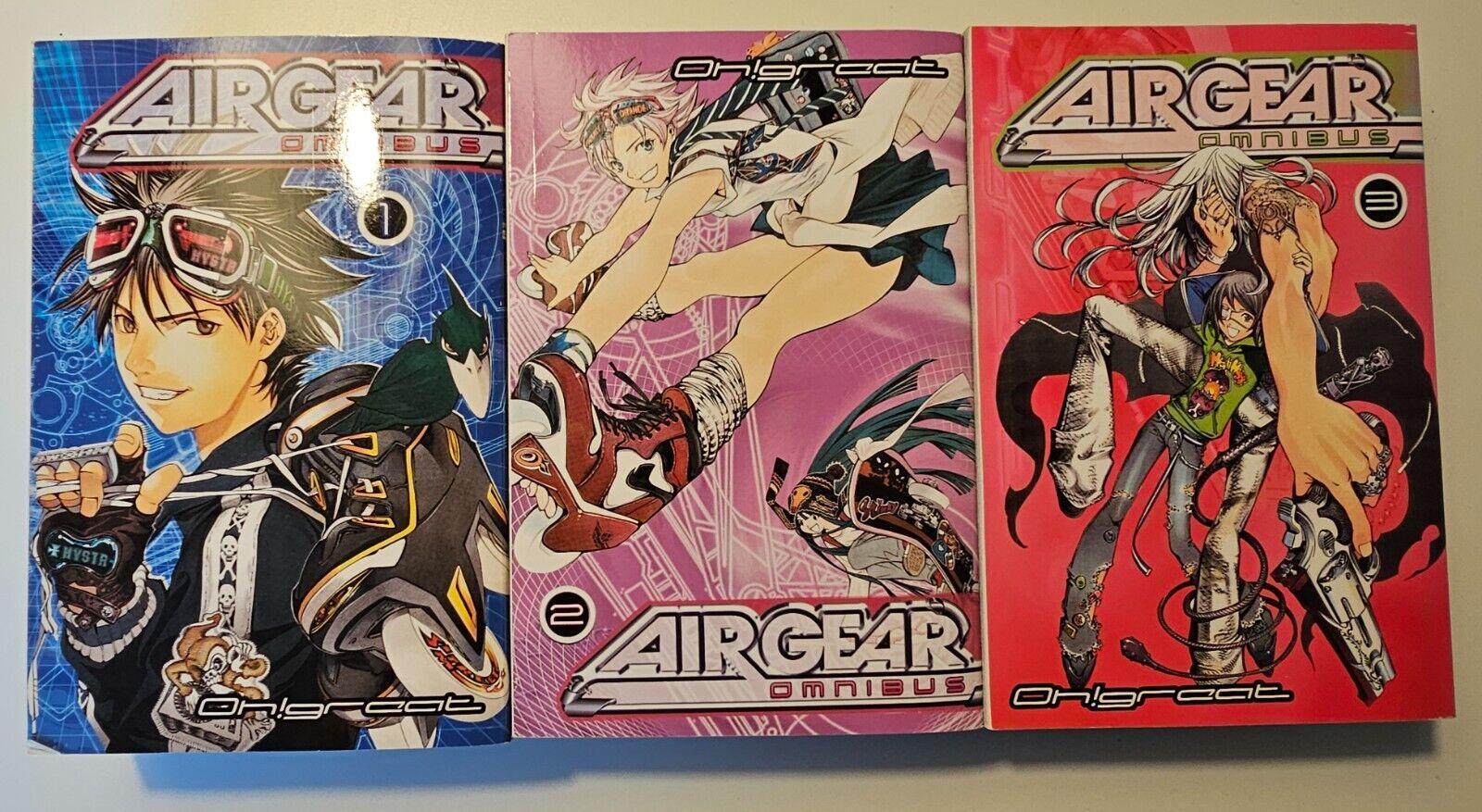 air gear omnibus 1-3 manga english