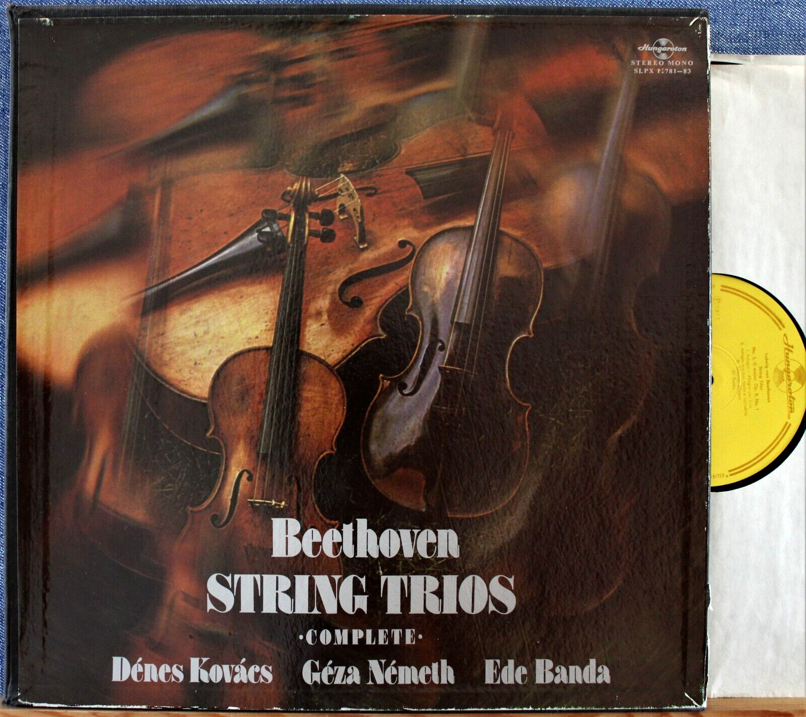 Kovacs; Nemeth; Banda Beethoven (String trios complete) Hungaroton SLPX Box