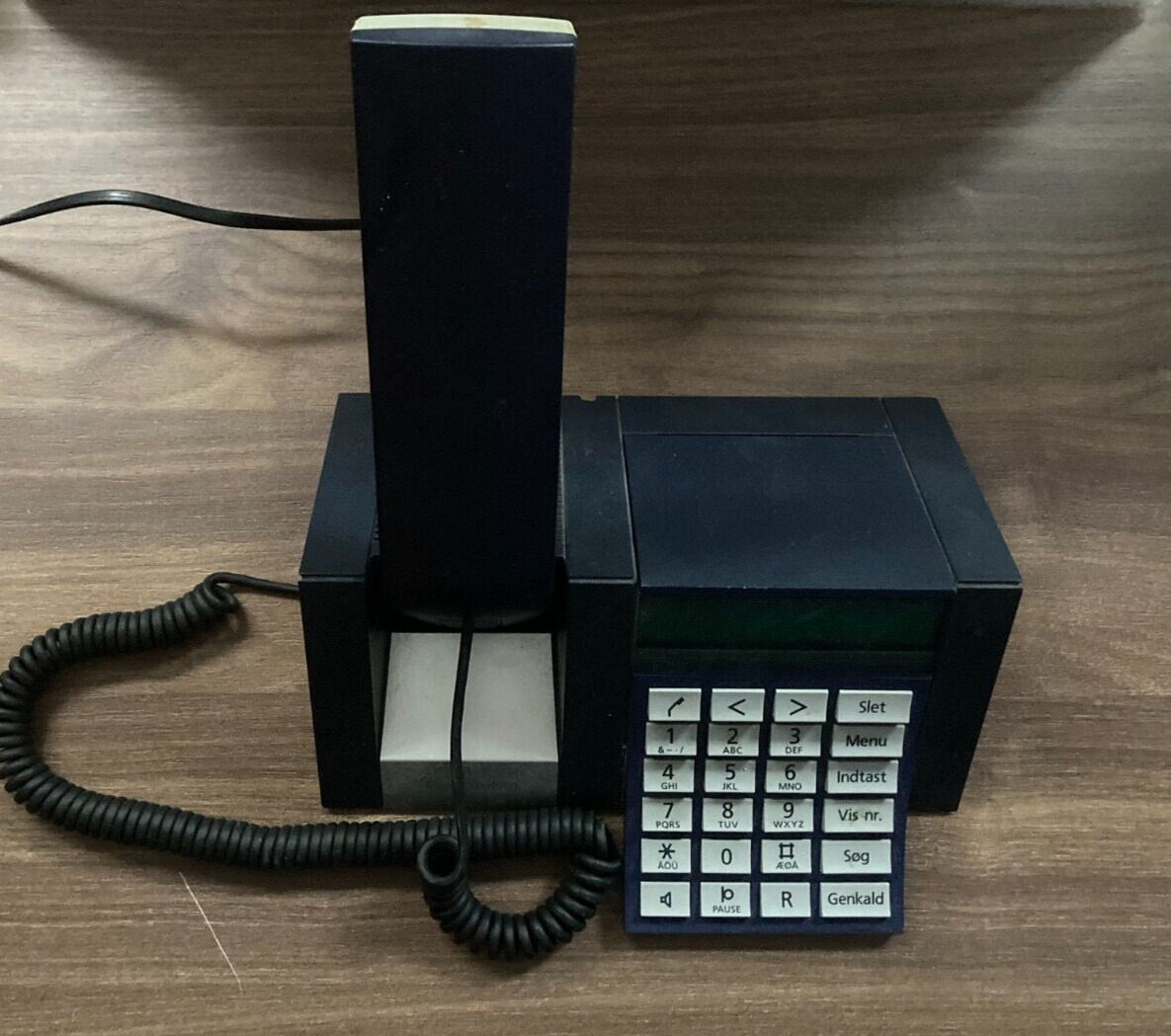 Beocom 2500 BO Bang and Olufsen 1980s Blue Desk Landline Phone Original