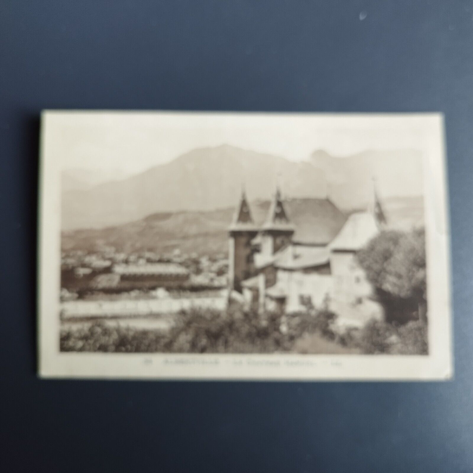 France Postcard from Albertville Le Chateau Manuel Posted in 1931