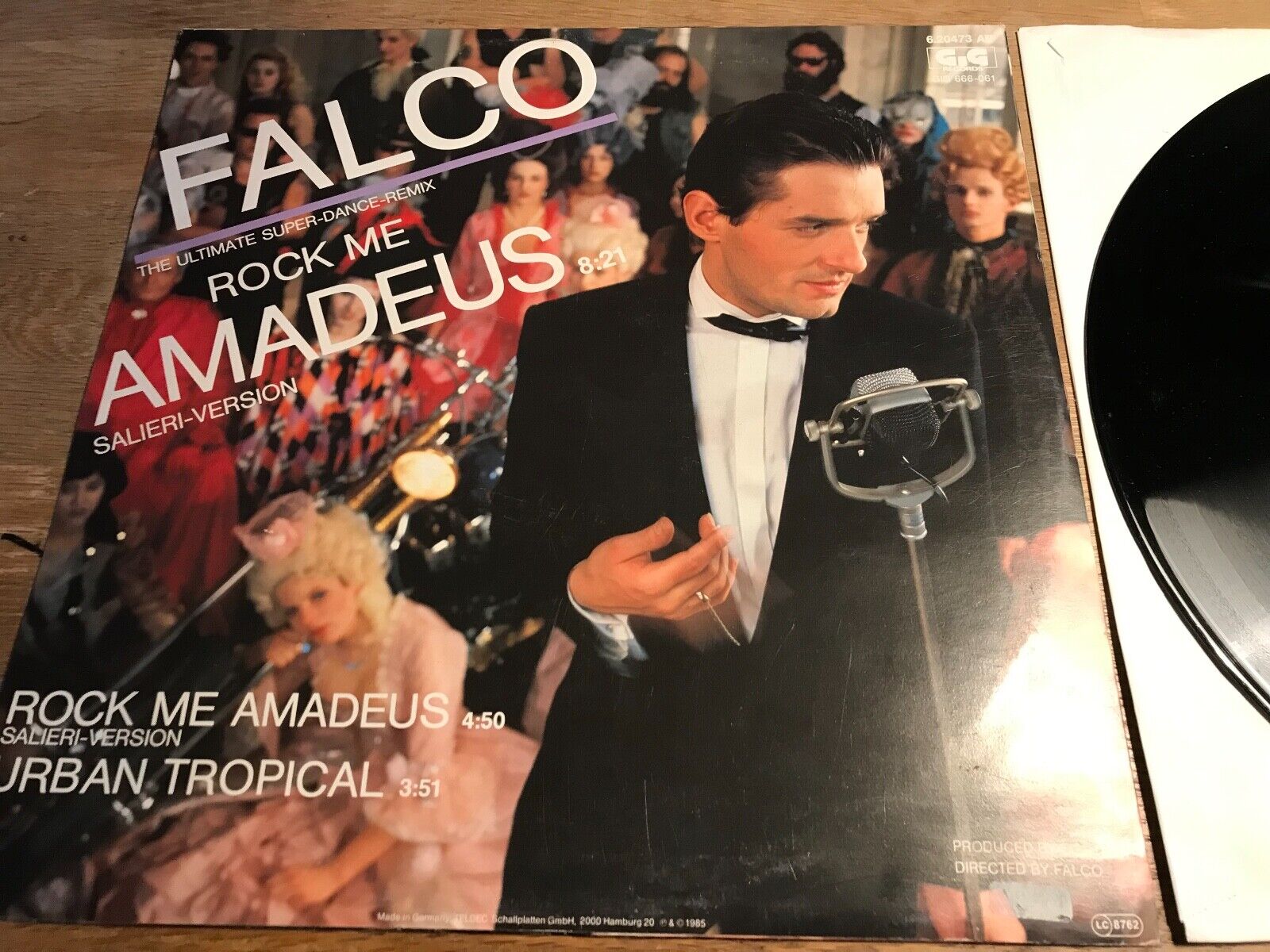 FALCO "ROCK ME AMADEUS" THE ULIMATES SUPER-DANCE-REMIX +SALIER-VERSION GIG 1985*