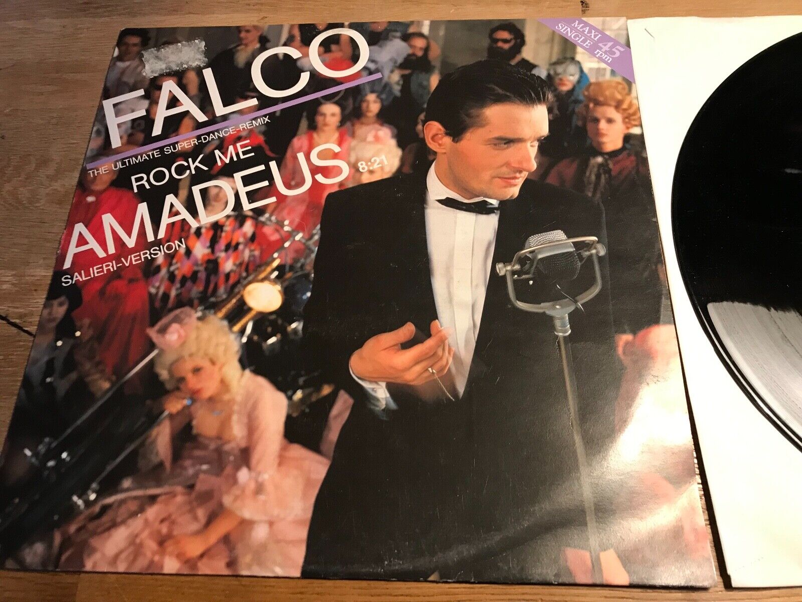 FALCO "ROCK ME AMADEUS" THE ULIMATES SUPER-DANCE-REMIX +SALIER-VERSION GIG 1985*