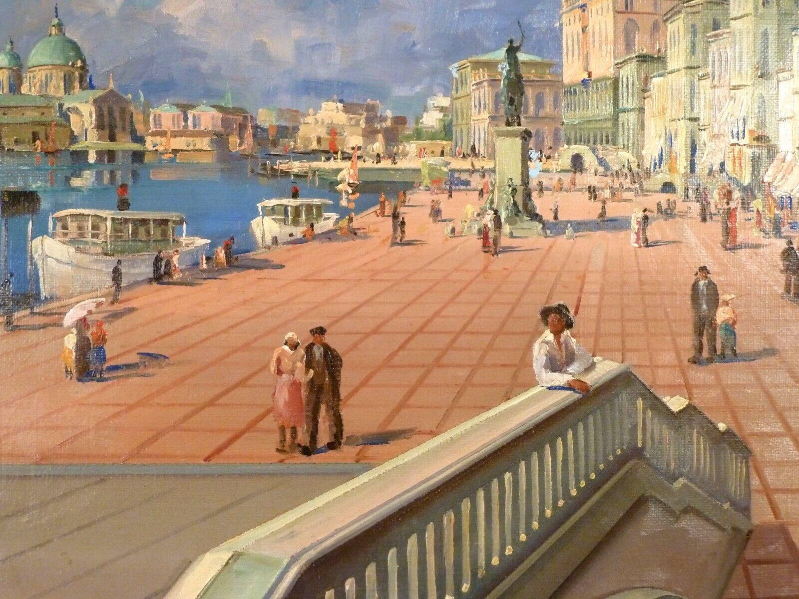 KNUD PEDERSEN SVENDSBERG! SCENERY FROM THE BACINO DI SAN MARCO IN VENICE - ITALY