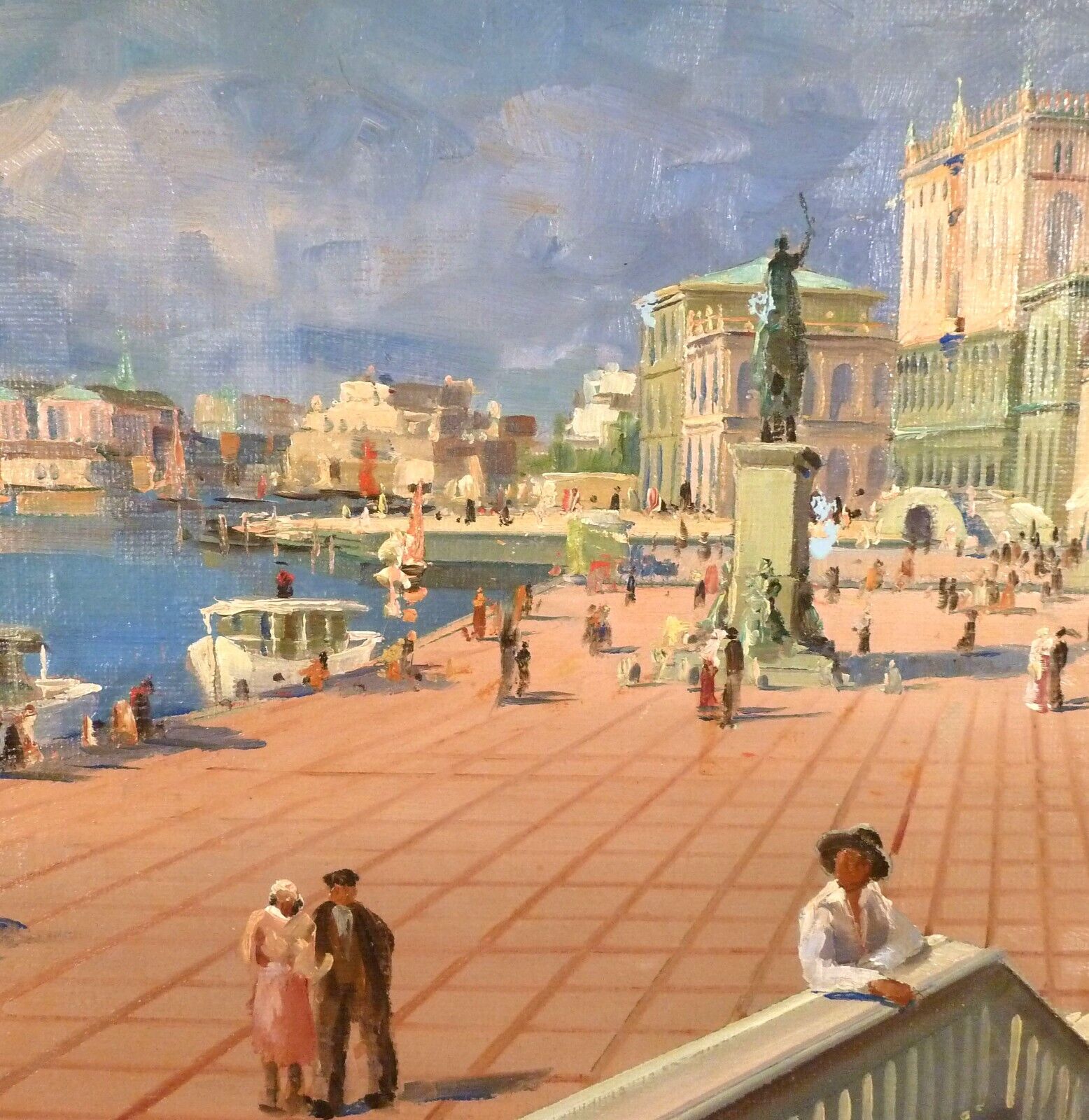 KNUD PEDERSEN SVENDSBERG! SCENERY FROM THE BACINO DI SAN MARCO IN VENICE - ITALY