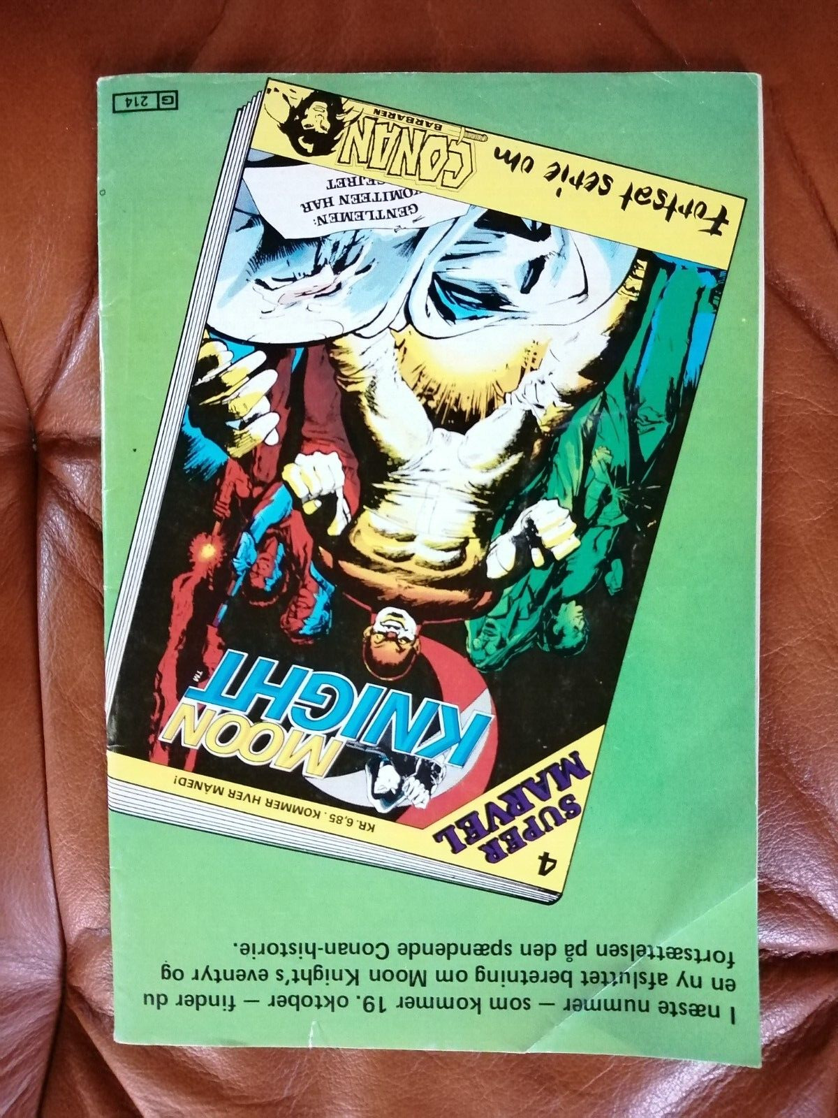 Danish comic magazineSuper MarvelMoon KnightNo 3  1980