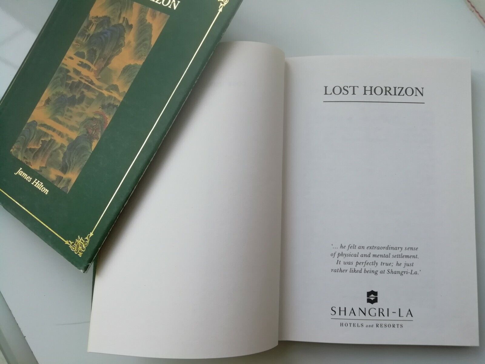 LOST HORIZON by James HiltonPan Books for Shangri-La Hotels  Resorts 1991