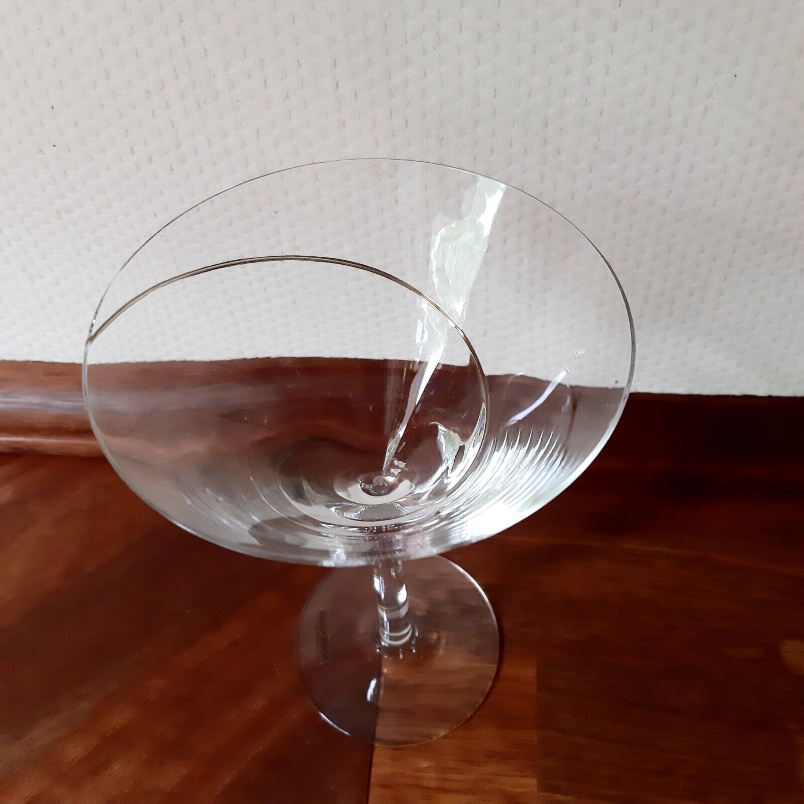 1 original LINE GOLD MARTINI glass 21 cl by Anna Ehrner for Kosta Boda