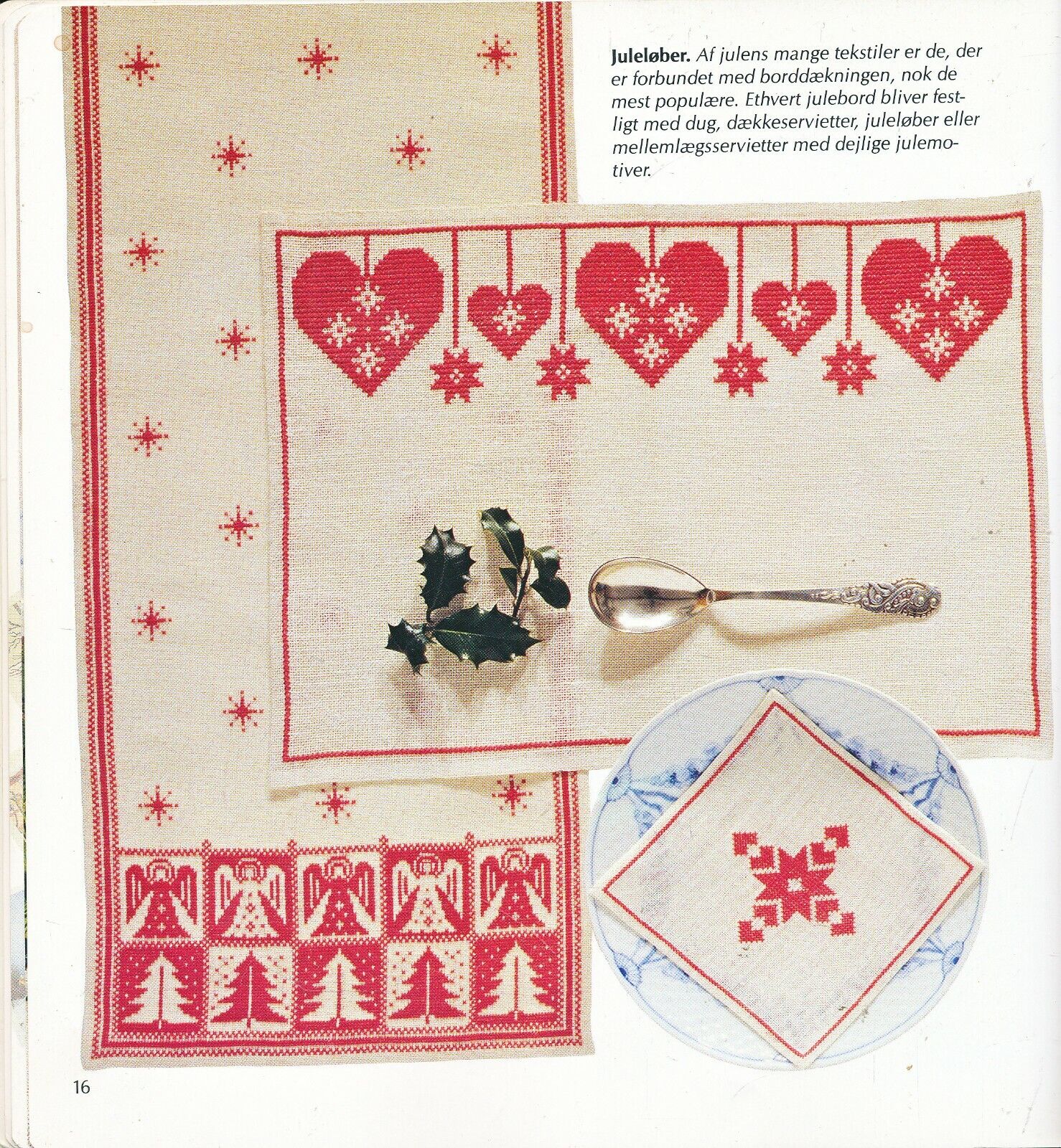 HAANDARBEJDETS FREMME- CHROSSSTITCH DESIGNS OF THE CHRISTMAS FROM 1989