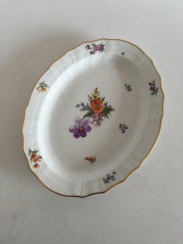 Royal Copenhagen Saxon Flower Oval Serving Tray No 1556