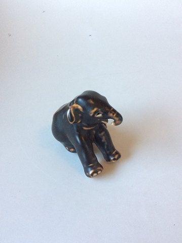 Royal Copenhagen Stoneware Figurine of a Elephant Cub No 22740