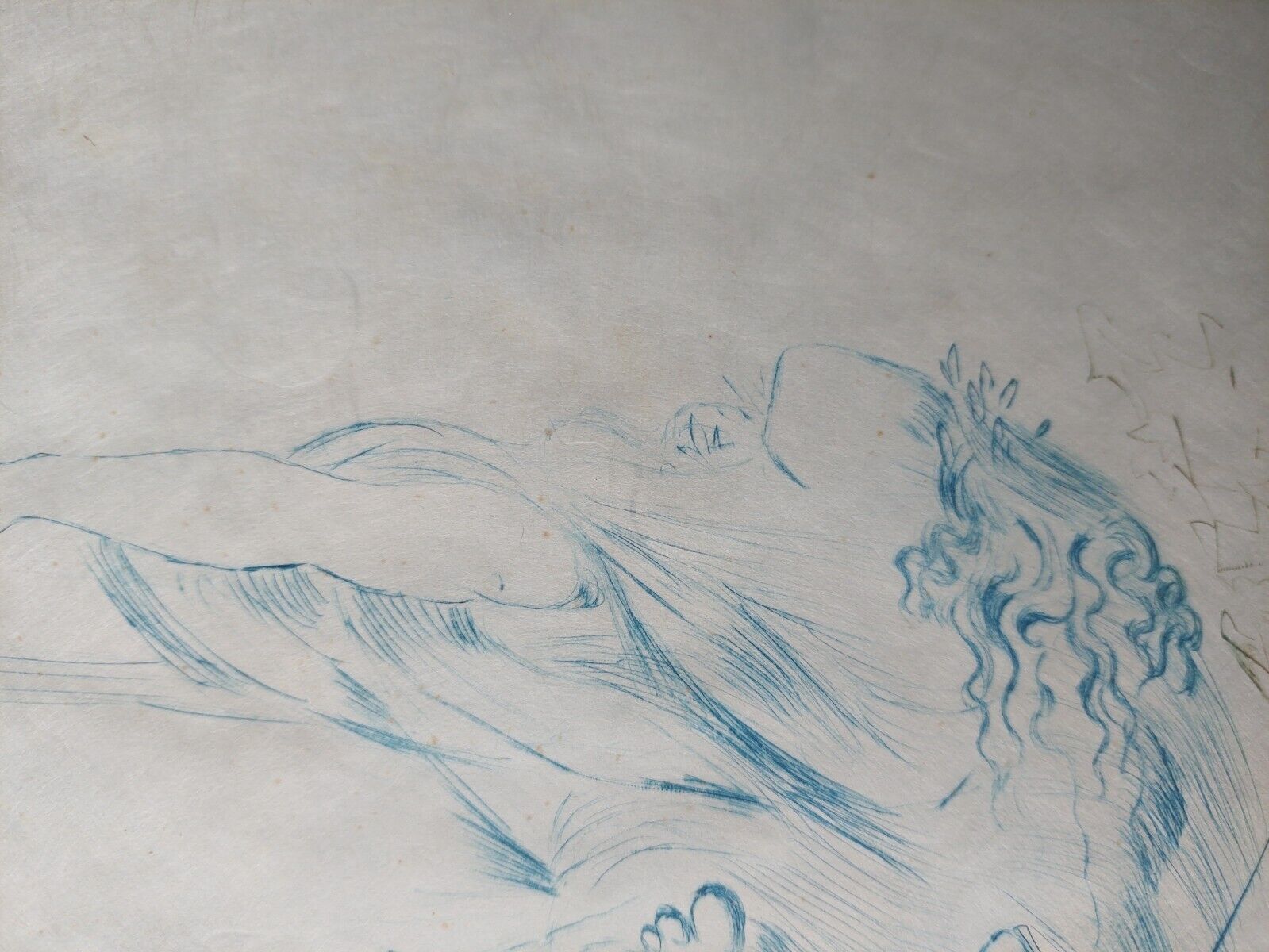 Salvador DALI Signed drypoint "Le Testament de Tristan" 1970