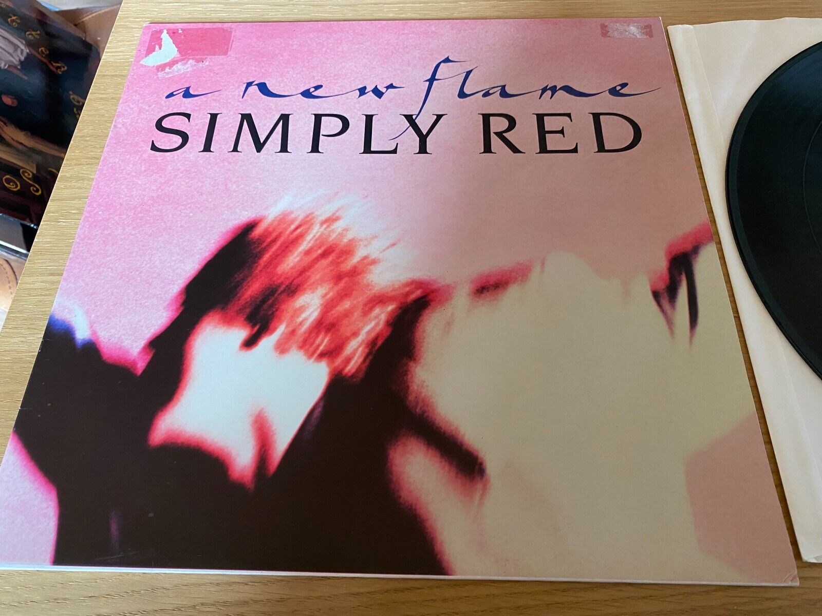 SIMPLY RED "A NEW FLAME" 1989 4 TRACK W GERMAN PRESS WEA RECORDS +LIVE RECORDING