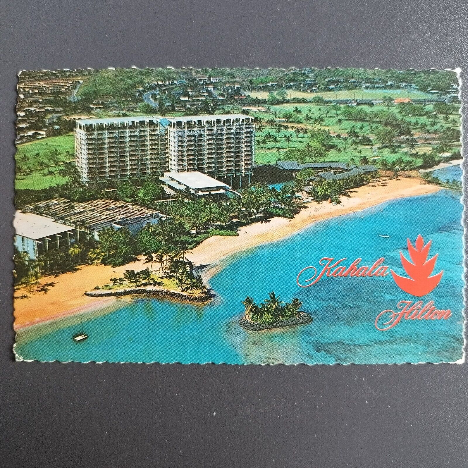 Postcard Hawaii Kahala Hilton Hotel Waikiki - 1978