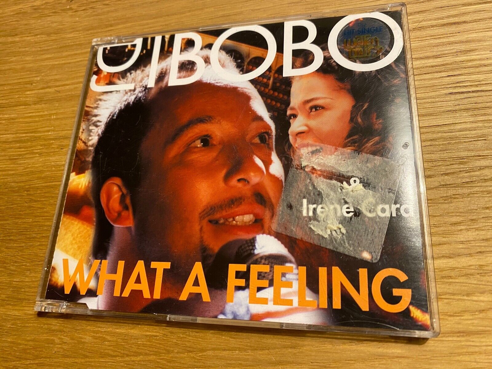 DJ BOBO  IRENE CARA "WHAT A FEELING" CD SINGLE 5 TRACK 2000 EU CD MAXI SINGLE