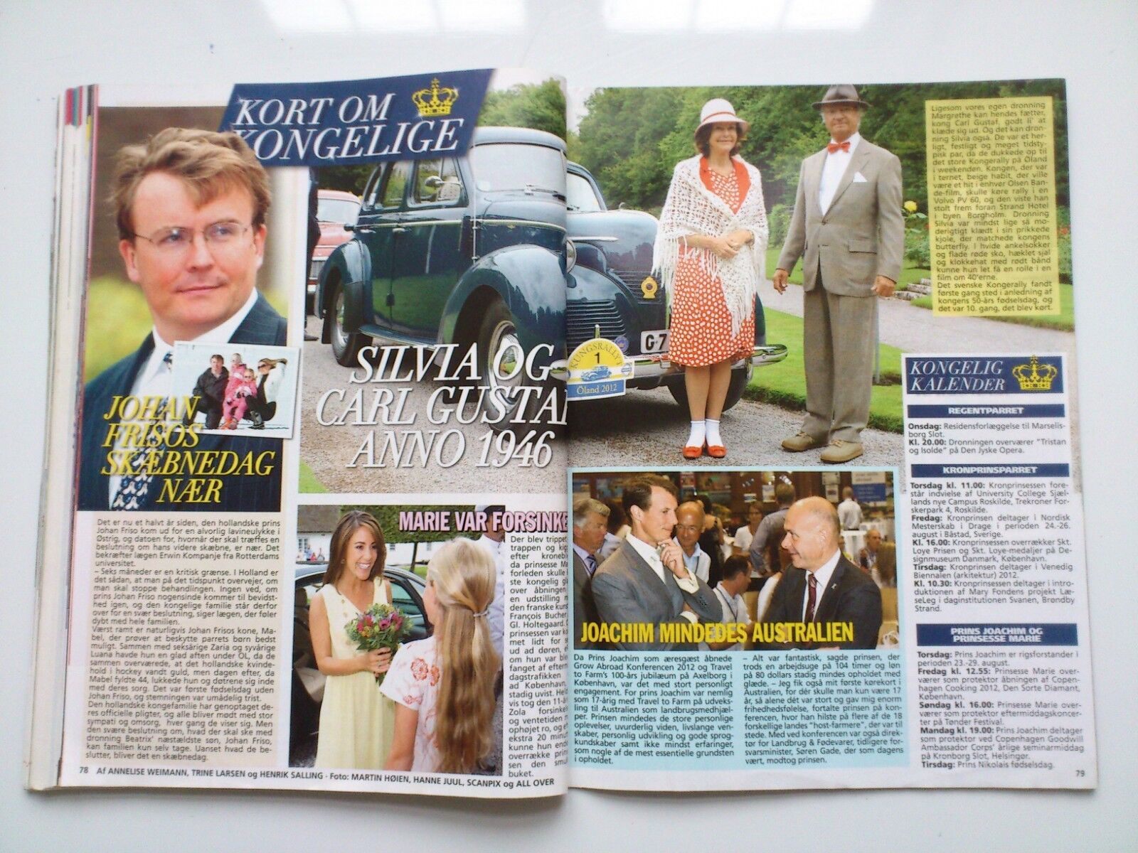 Danish magazine "Billed Bladet" Royals/Film/Tv stars No 34/2012Gene Kelly