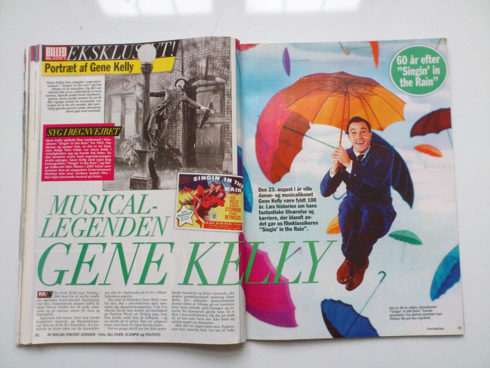 Danish magazine "Billed Bladet" Royals/Film/Tv stars No 34/2012Gene Kelly