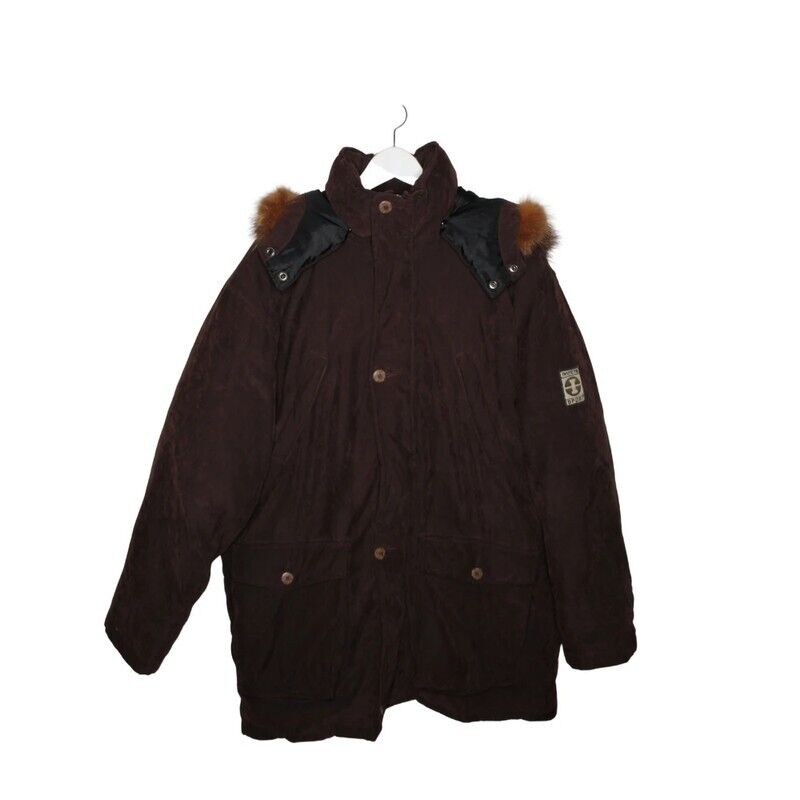 Invicta Winter Brown Parka Jacket Size Large