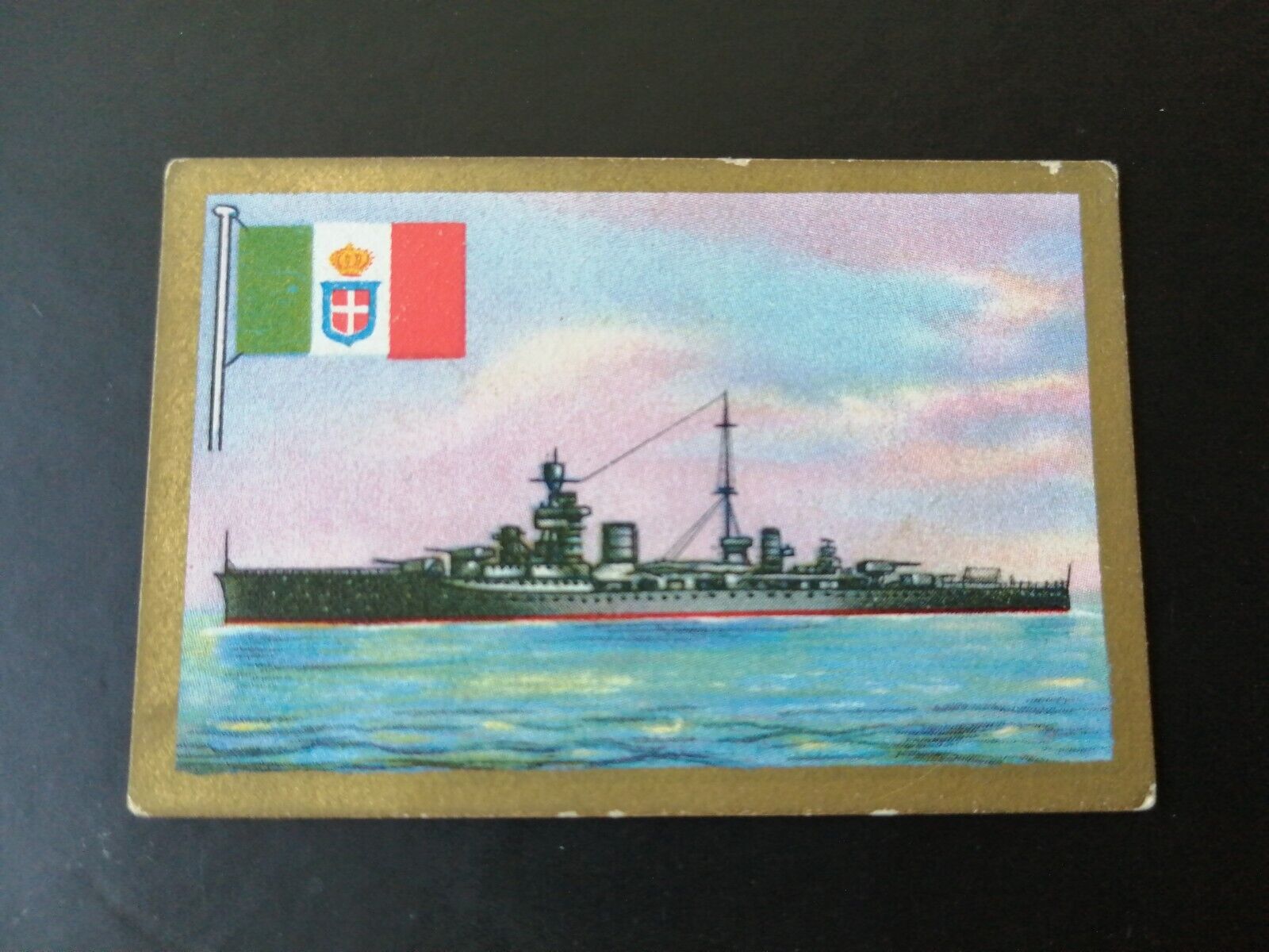 German SABA tobacco ship trading card 1931-33No 184 "Bolzano" Italy