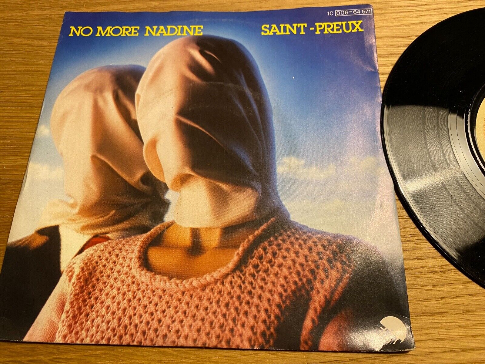 SAINT-PREUX "NO MORE NADINE/ENTRE LE REVE ET L´OUBLI" 1981 SINGLE EM NETHERLANDS