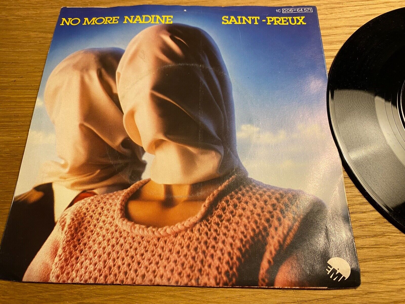 SAINT-PREUX "NO MORE NADINE/ENTRE LE REVE ET L´OUBLI" 1981 SINGLE EM NETHERLANDS