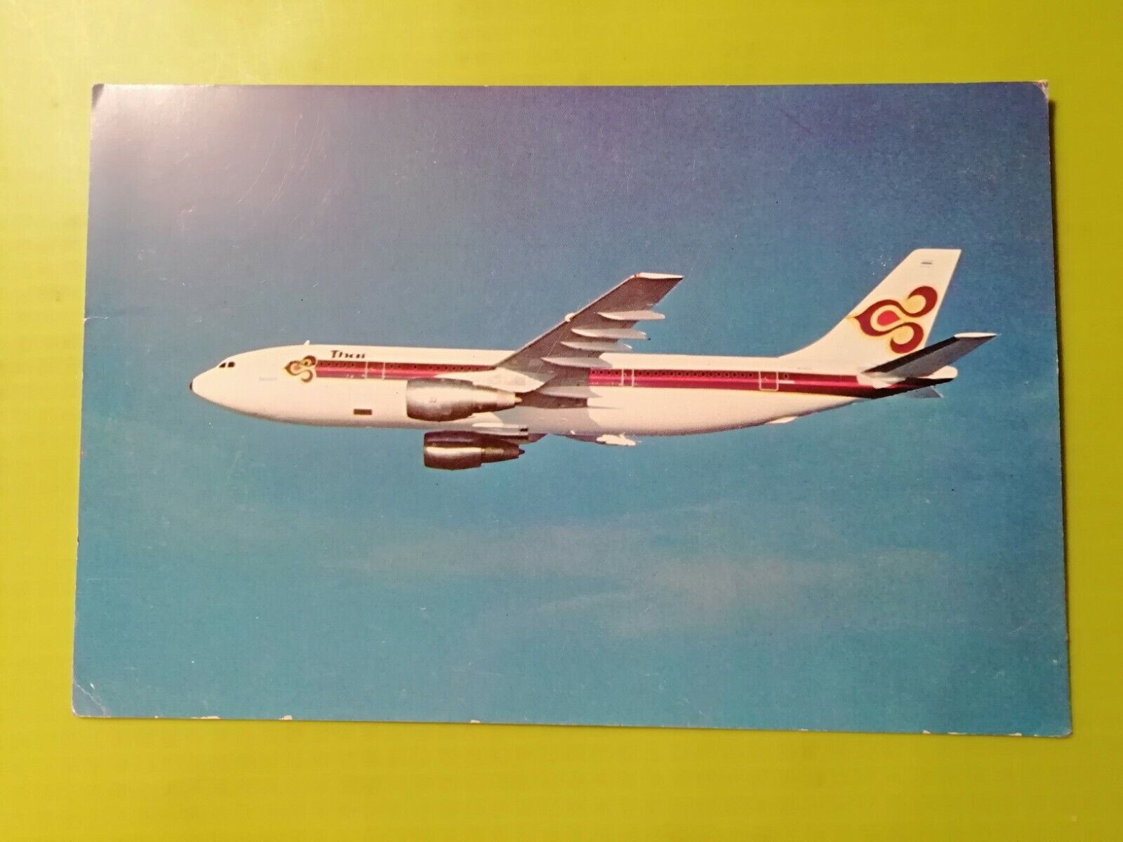 Aviation Postcard Thailand Thai AirA300 B4 Unused postcard