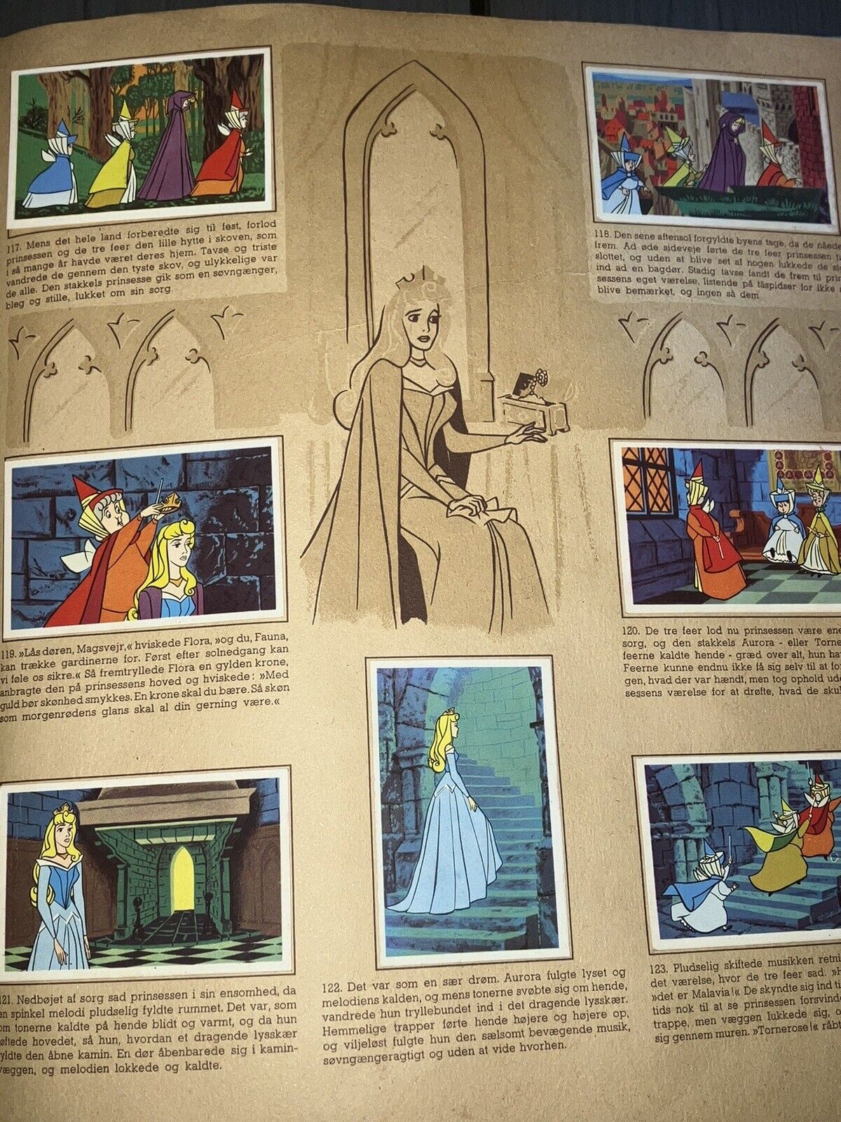 Complete Set Disney Danish Tornerose Sleeping Beauty Trading Cards Rich’s Album