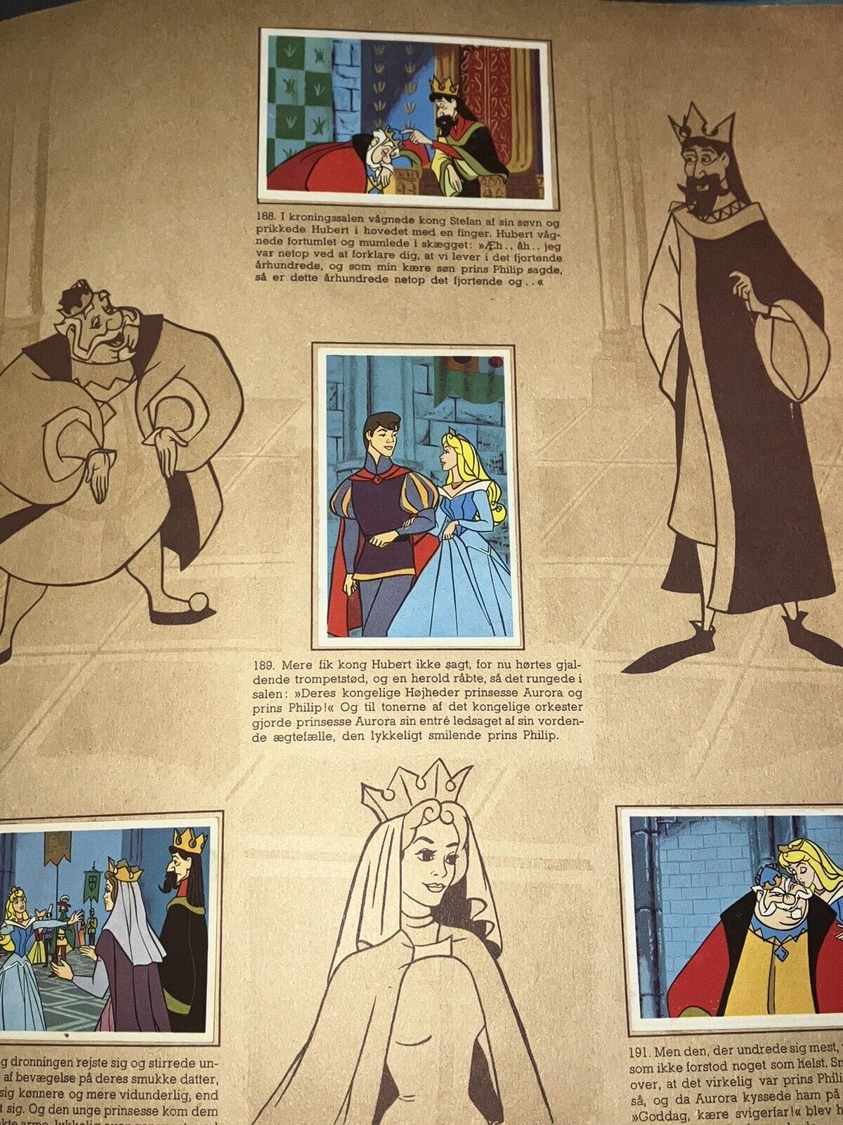 Complete Set Disney Danish Tornerose Sleeping Beauty Trading Cards Rich’s Album